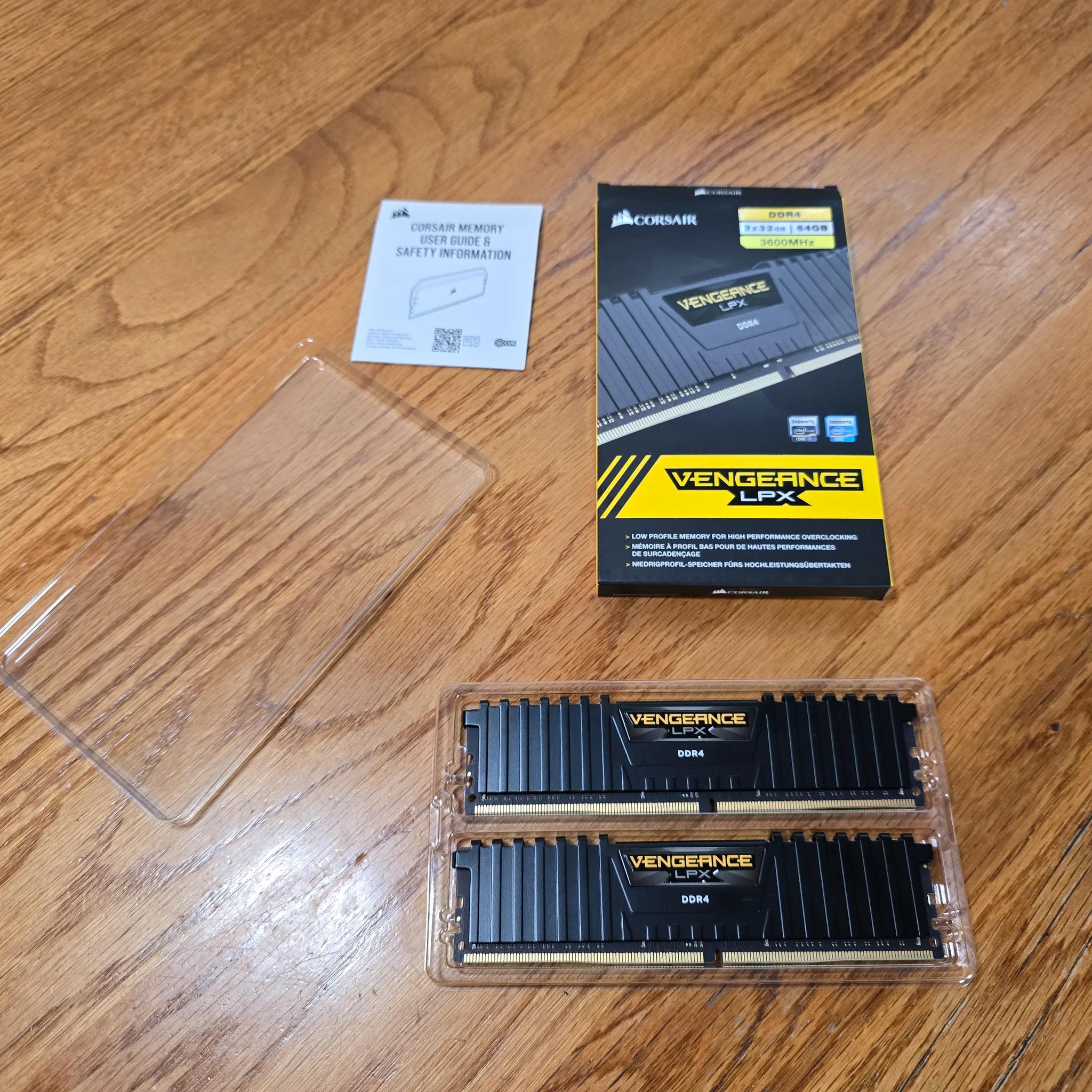 Corsair Vengeance LPX DDR4 Ram 64GB 2x32GB 3600MHz CL18