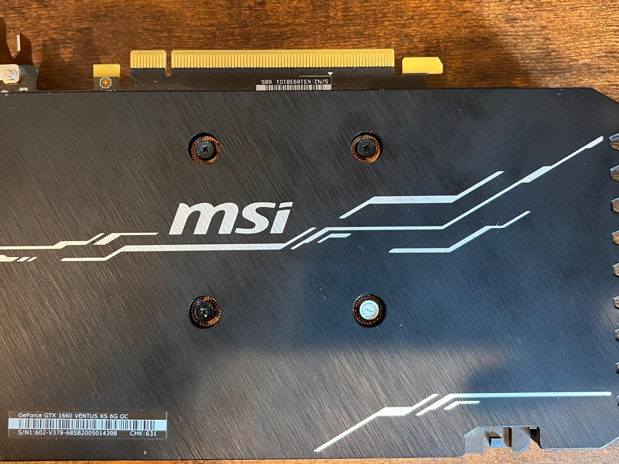 BRAND NEW GTX 1660 VENTUS XS 6G OC