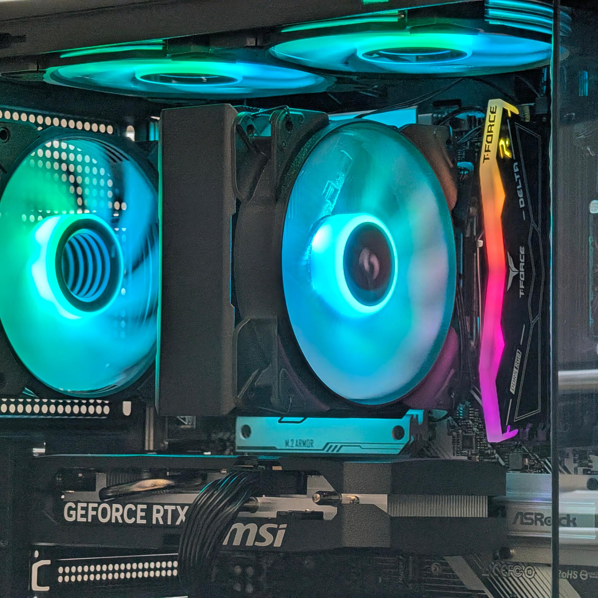 🌈🖤Ryzen 5 7600 | RTX 5060 | 1TB SSD | Gaming PC🖤🌈