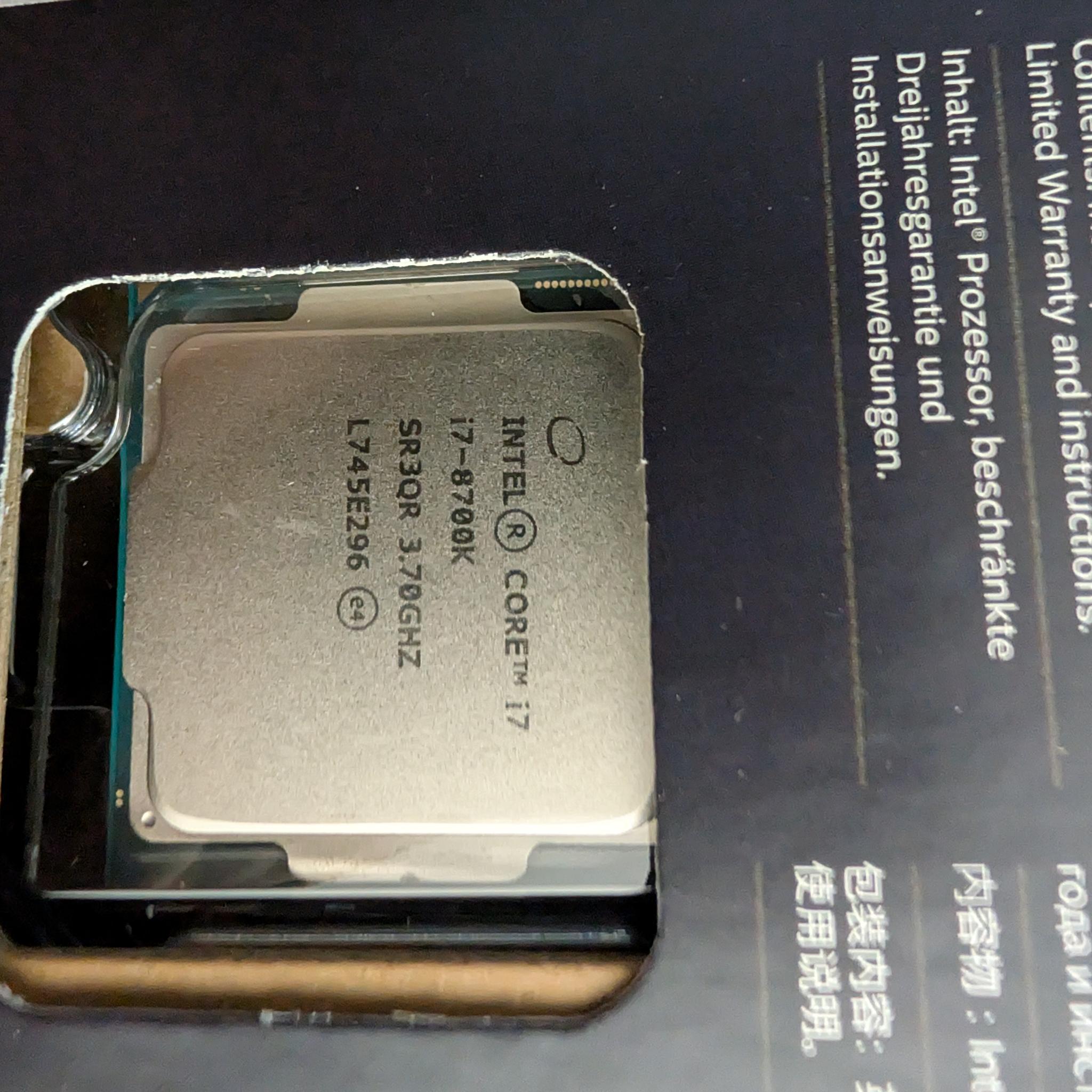 Intel Core i7-8700K