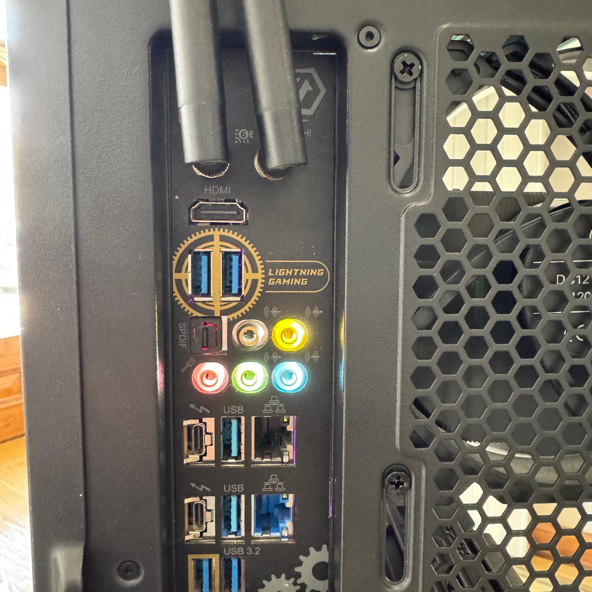 Refurbished Gaming PC: Intel Core i7-13700KF, EVGA 2080 Ti, 32GB RGB DDR5, 1TB NVMe, Windows 11 Home