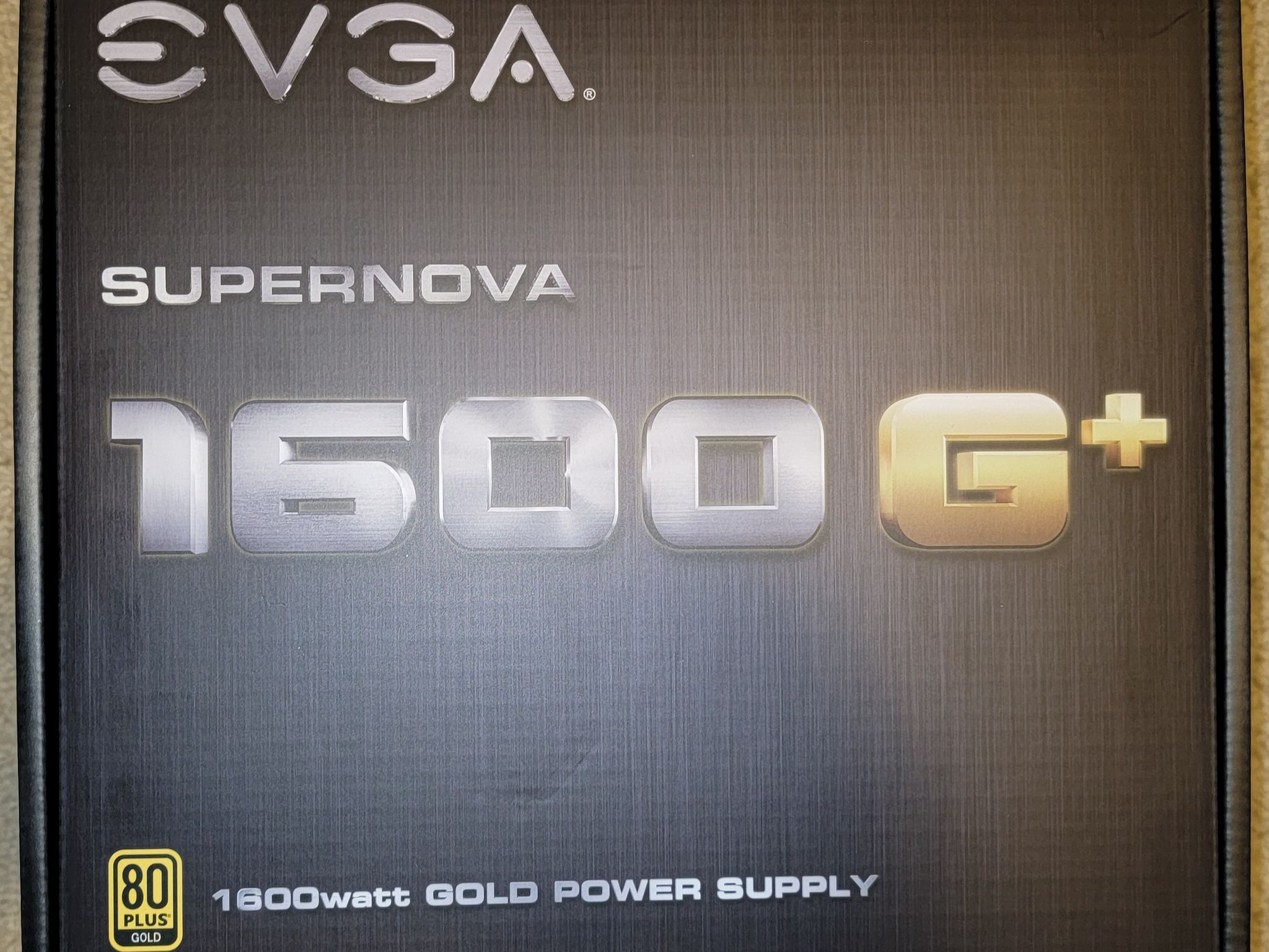 EVGA Supernova 1600W G+ 80+ Gold Fully Modular Power Supply Like New With Original Box & All Cables