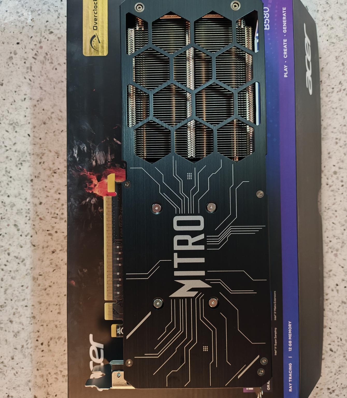 Acer Intel Arc B580 Nitro OC Graphic Card