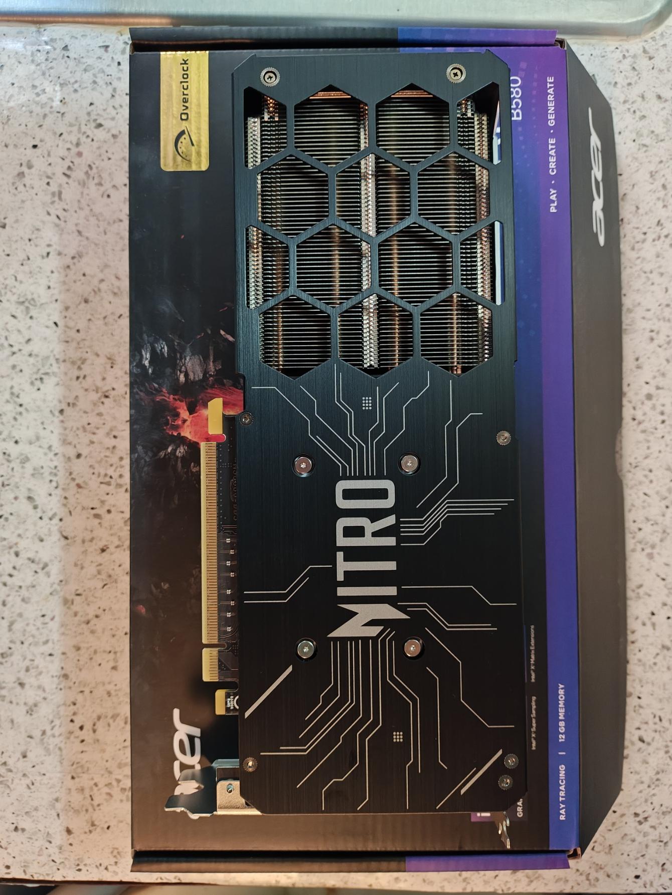 Acer Intel Arc B580 Nitro OC Graphic Card