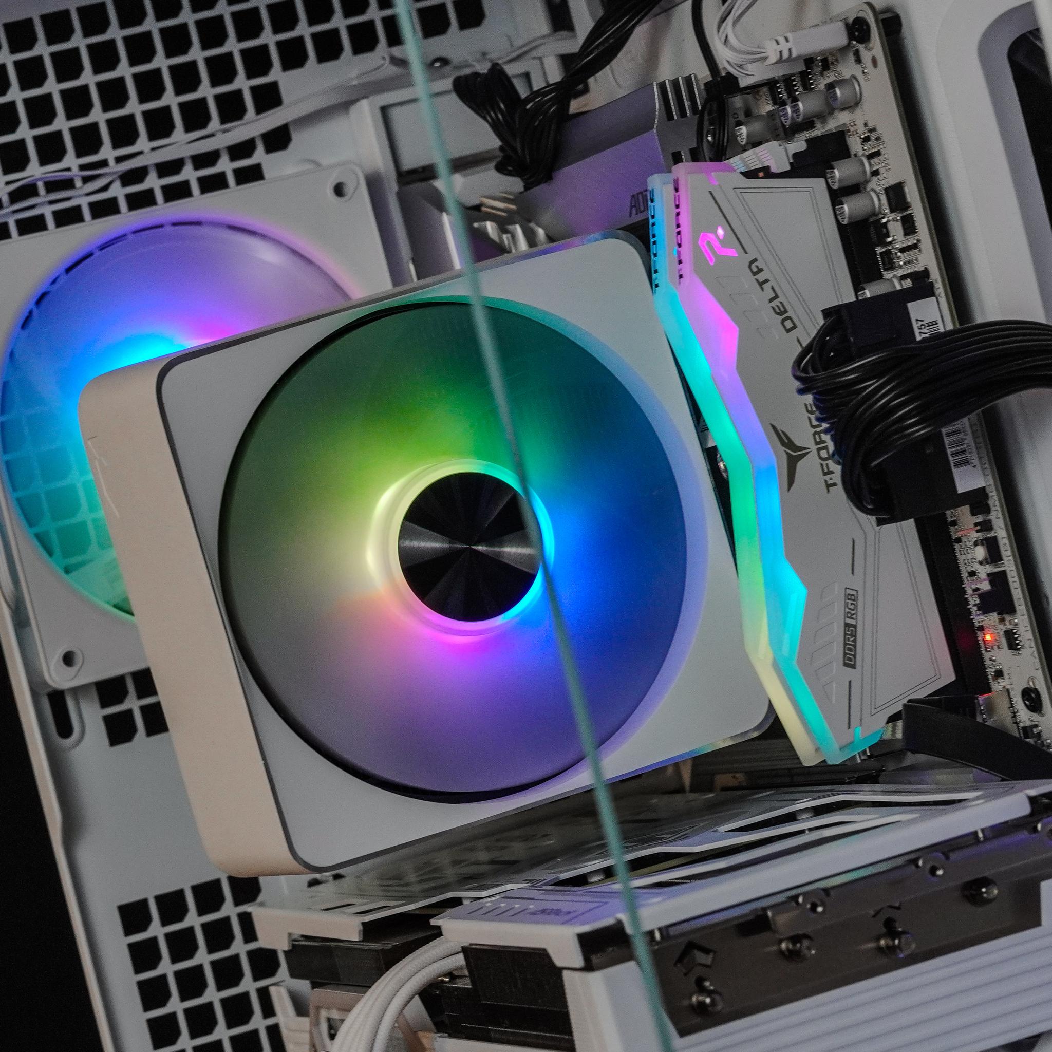 EXT Glacies 70X - Ryzen 7 7700X, RX 9060 XT 16GB, 16GB DDR5 Ram, 1TB SSD (V1)