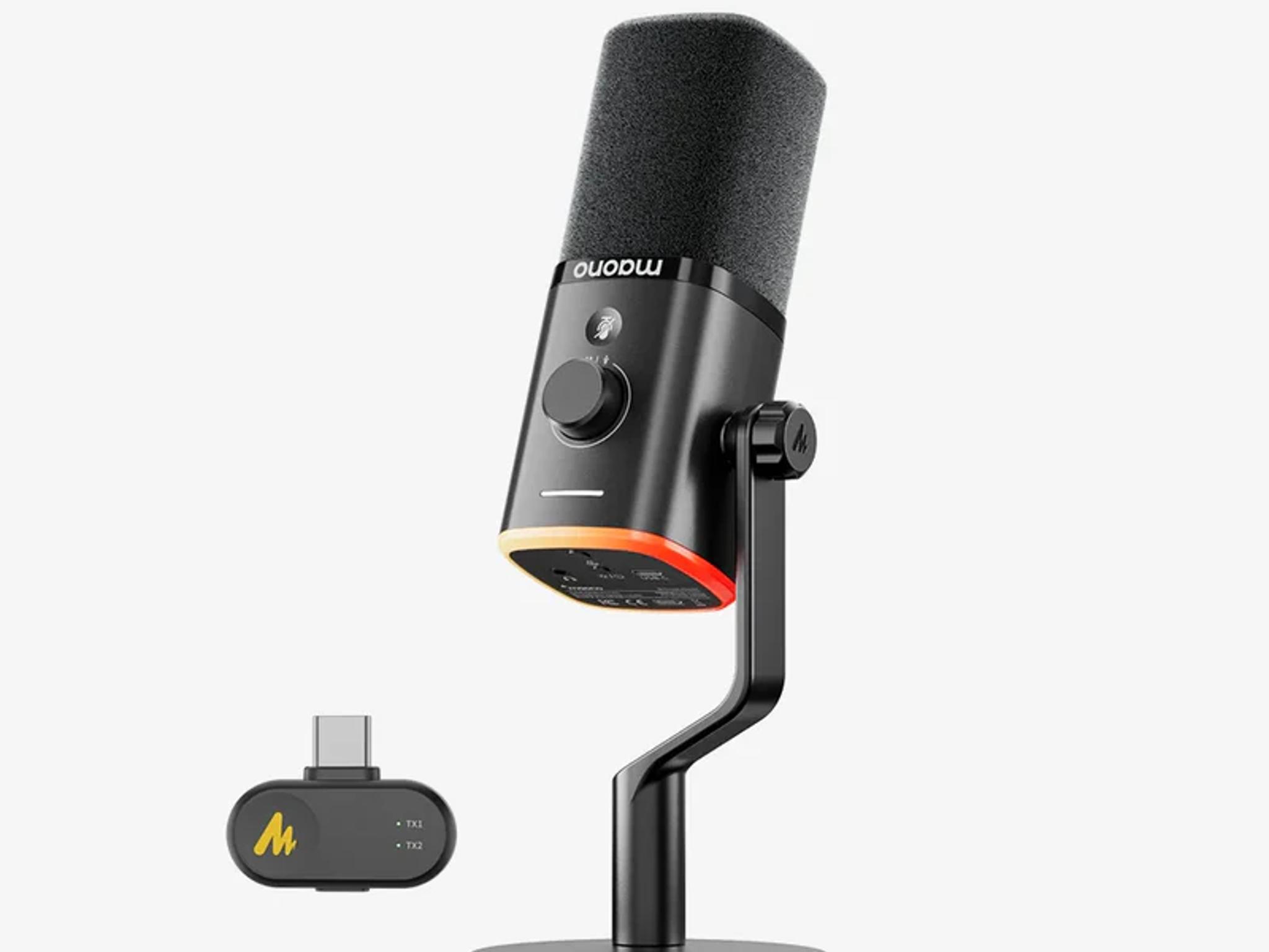 PD100W Wireless & USB Dynamic Microphone