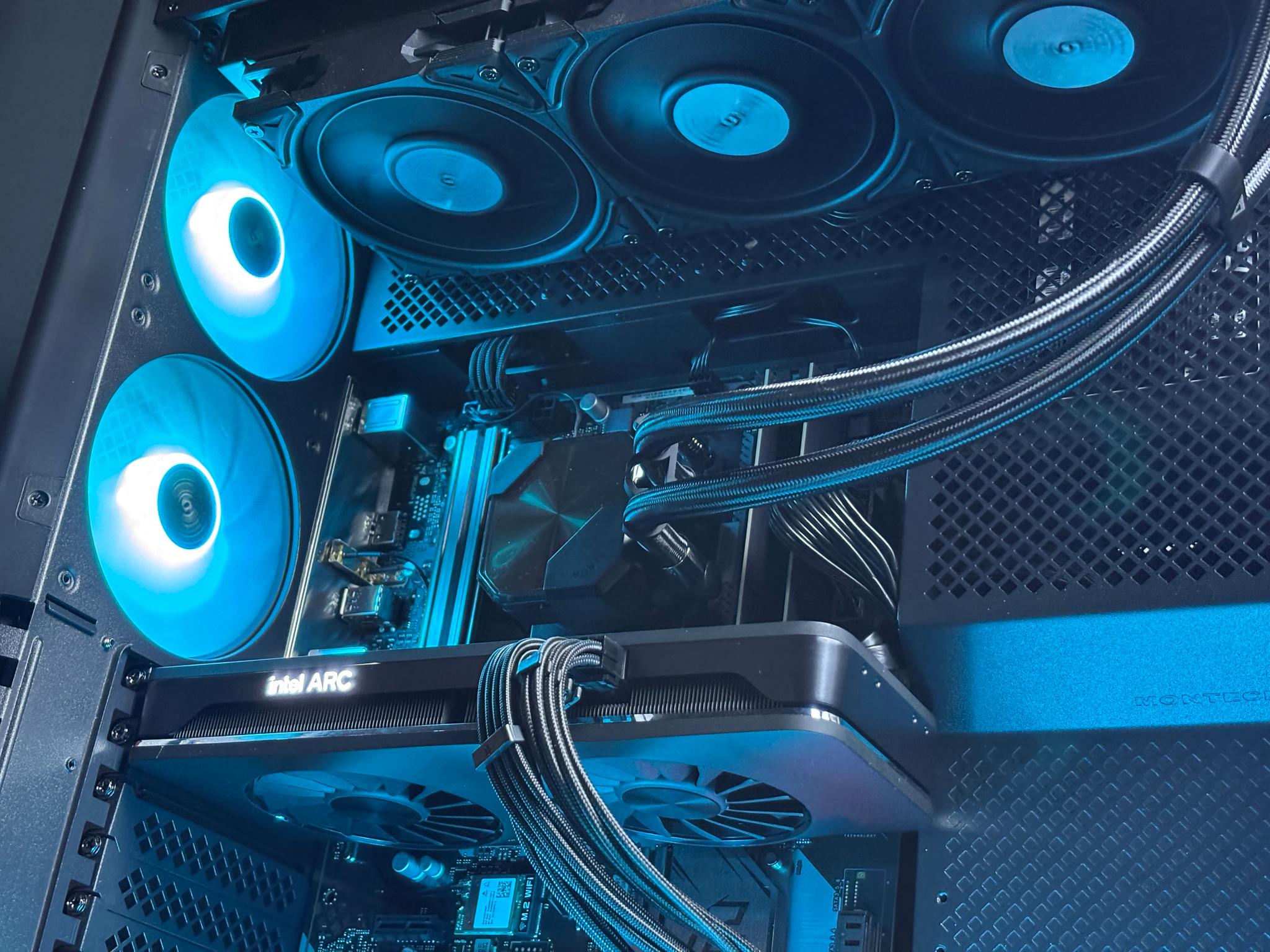 🖤WICKED PC🖤 Ryzen 5 5500 | Arc A750 | 16gb DDR4 | 500 GB M.2 SSD🔥