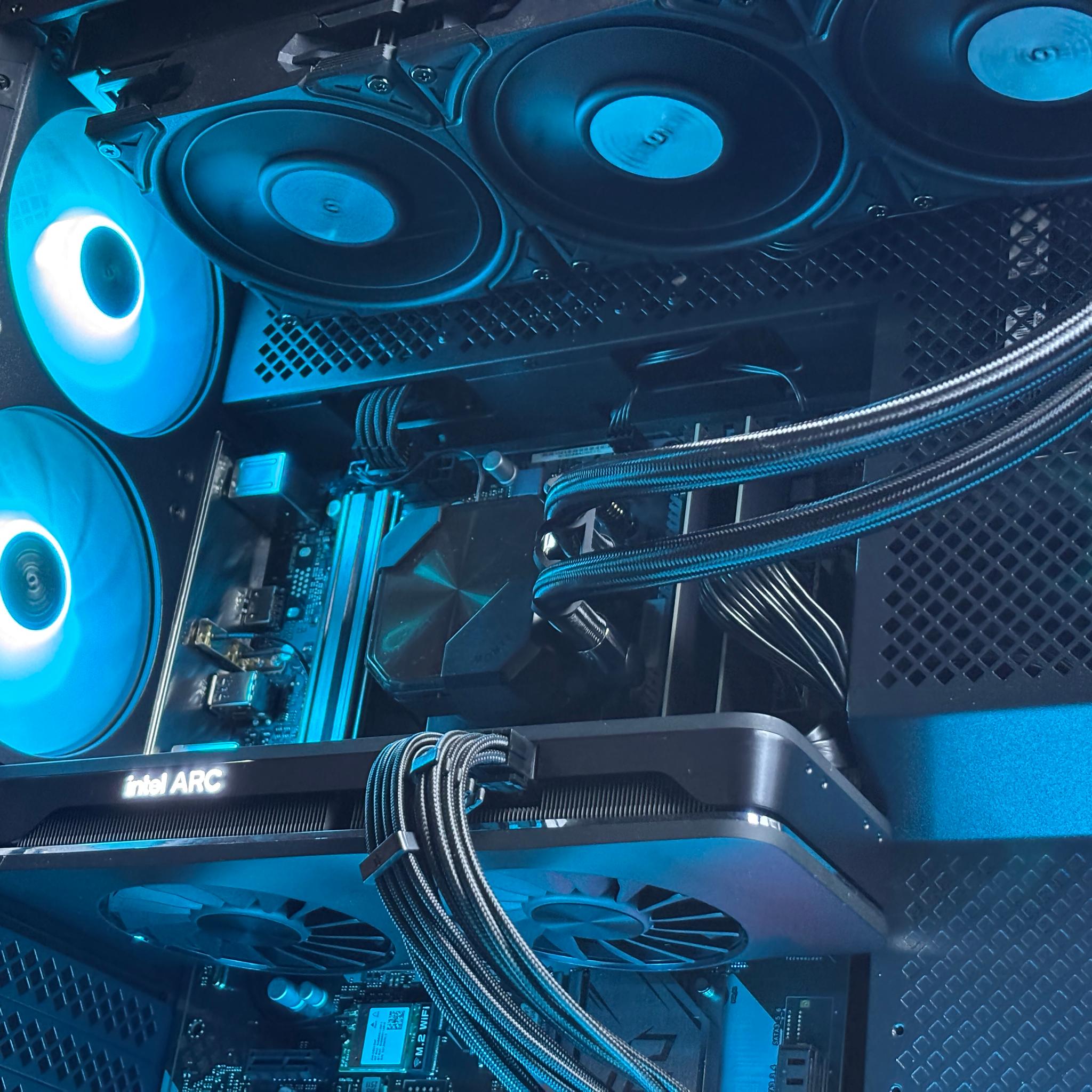 🖤WICKED PC🖤 Ryzen 5 5500 | Arc A750 | 16gb DDR4 | 500 GB M.2 SSD🔥