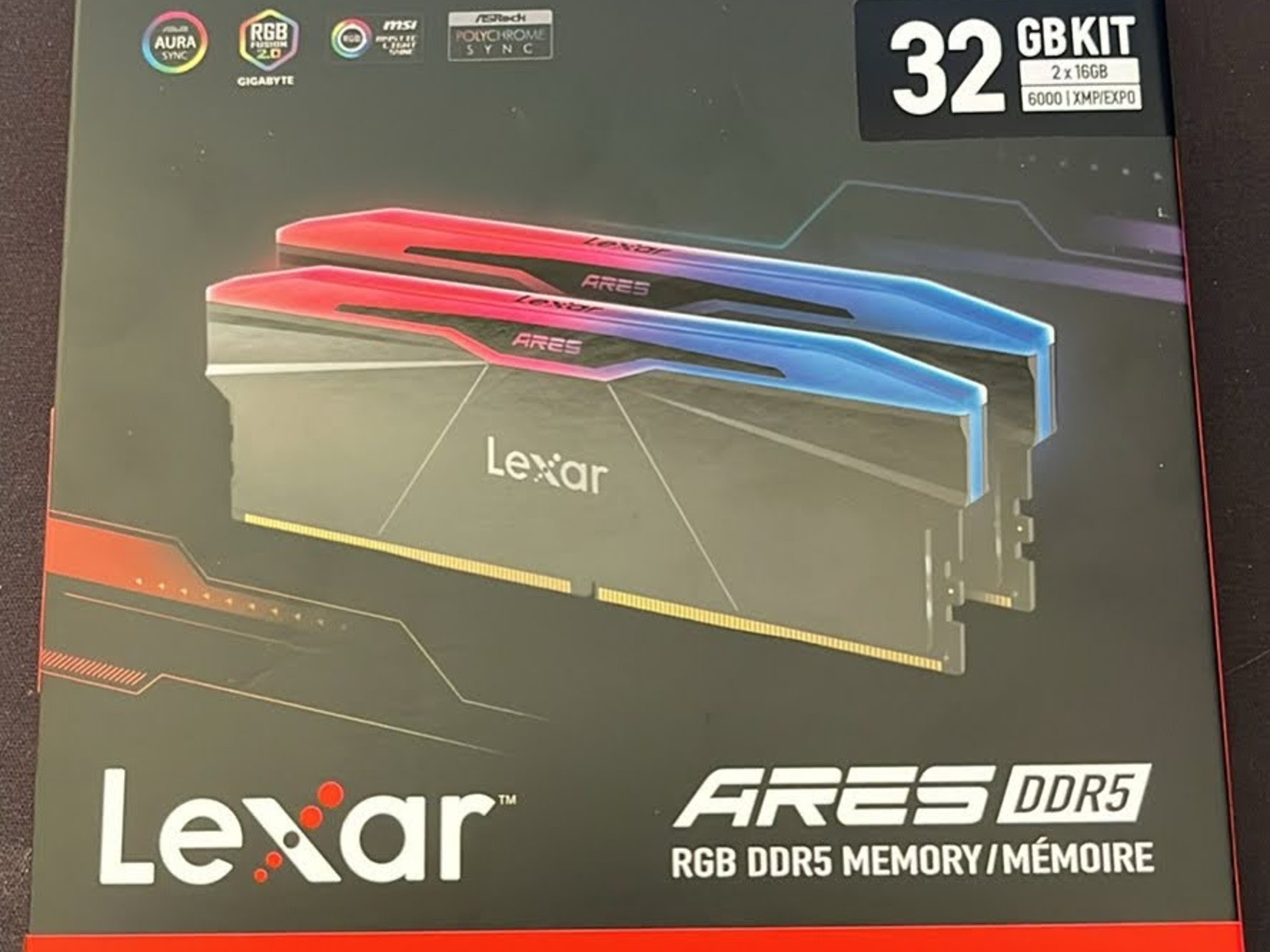 Lexar DDR 5 RAM 2x16 32gb