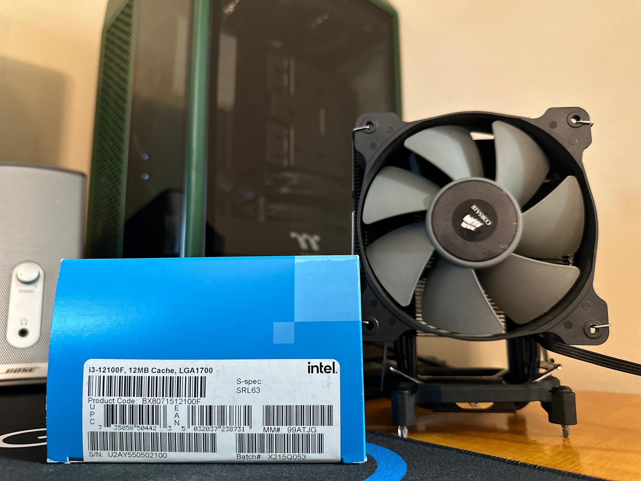 12th Gen Intel i3 12100f w/ Tower Cooler