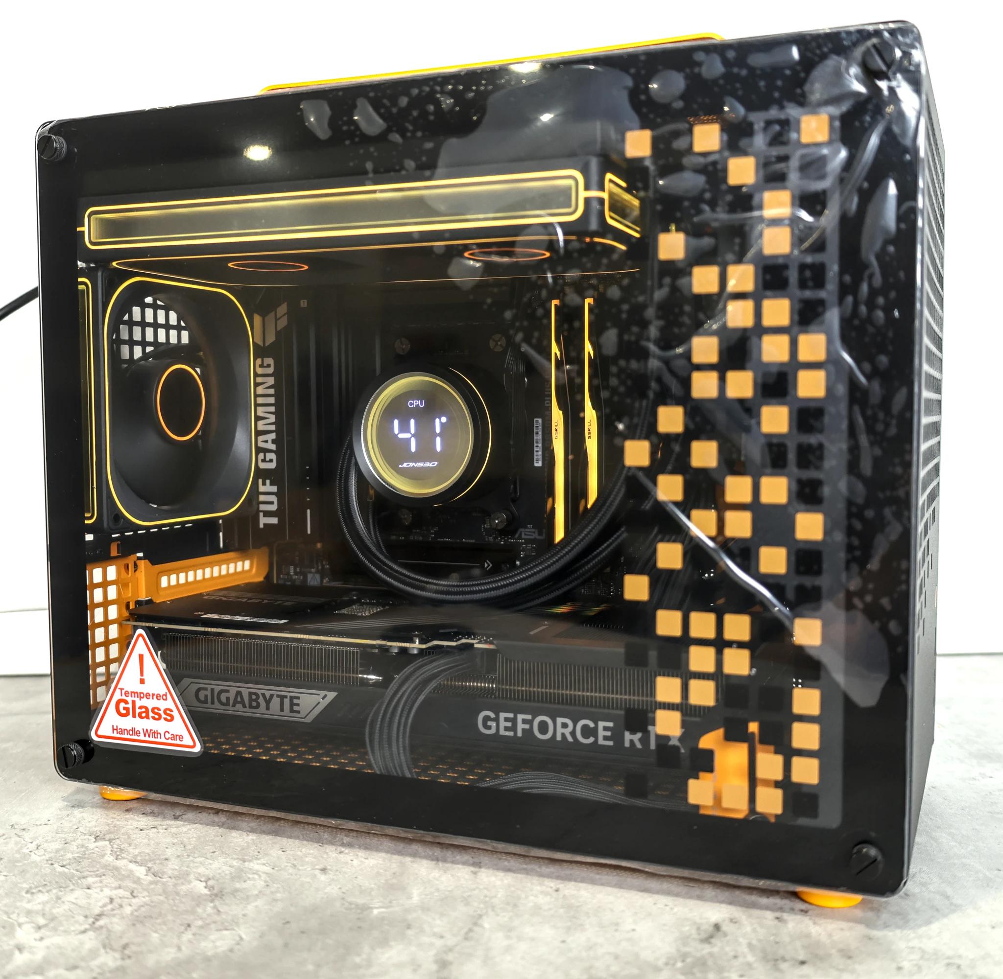 I Feel Orange - Compact 20L 9850X3D+ 5080 Build