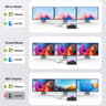 USB C Docking Station 12 in 1 Docking Station Dual Monitor with 2 HDMI VGA 5 USB Ports 100W PD USB-C