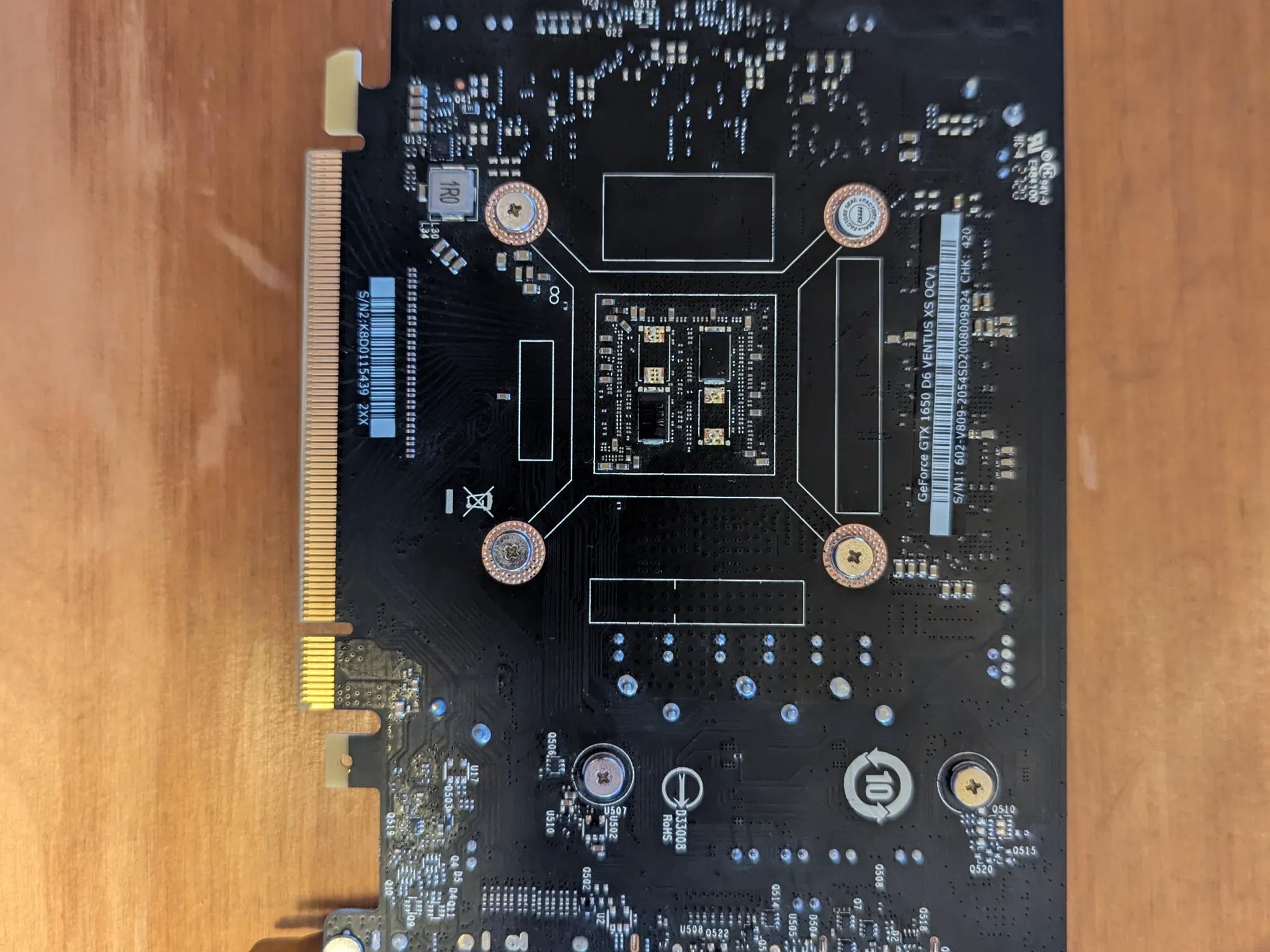 GeForce GTX 1650 VENTUS XS 4G OC