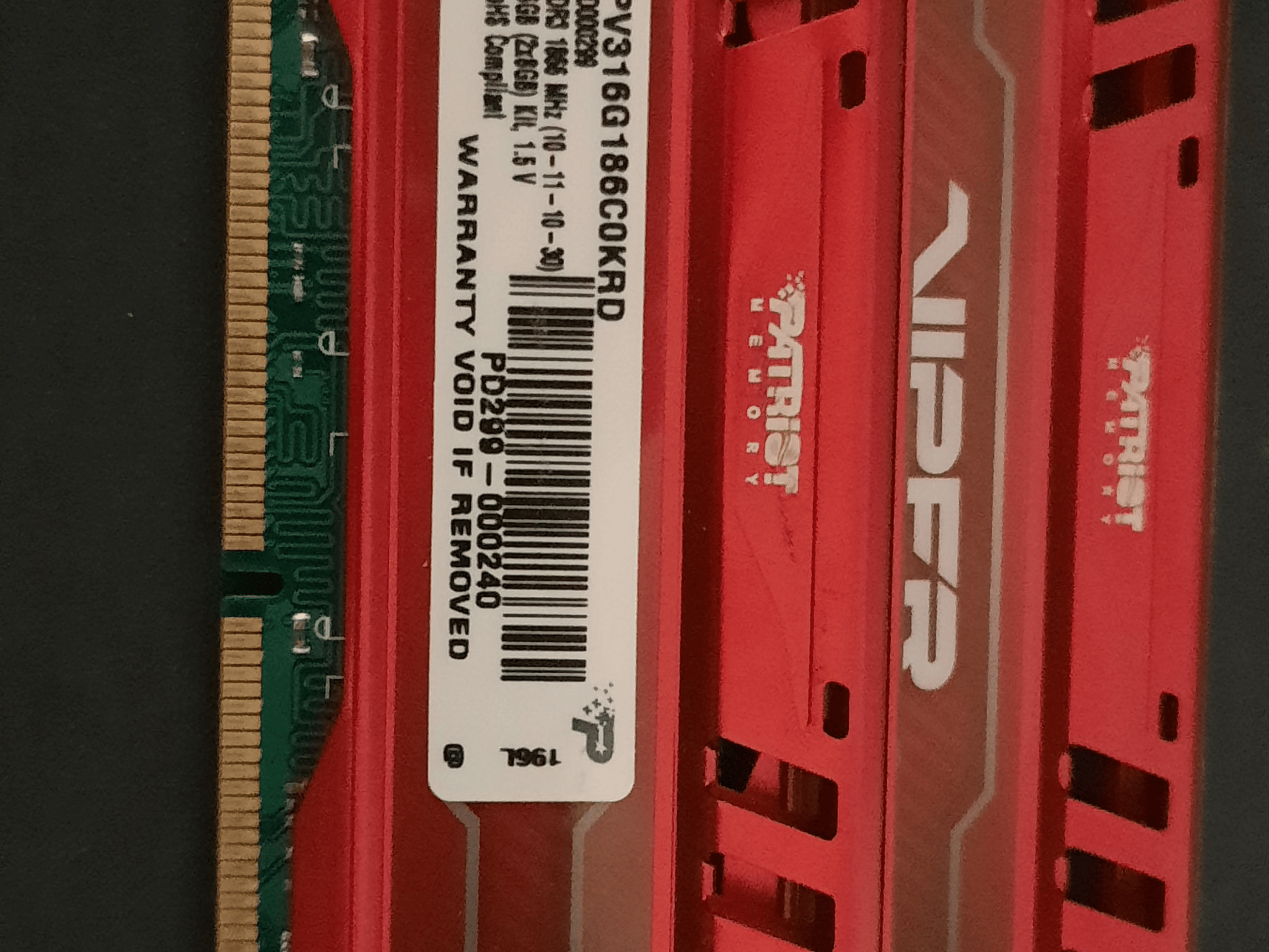 Patriot Viper 16GB (2x 8GB) RAM