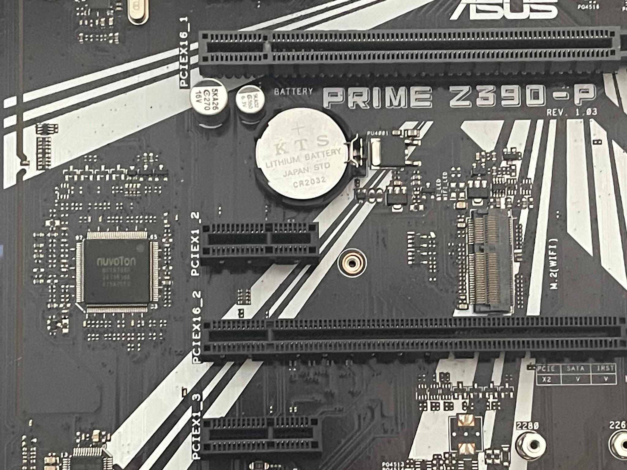 Used, ASUS Prime z390-P, i7-8700, 16GB 2666 DDR4