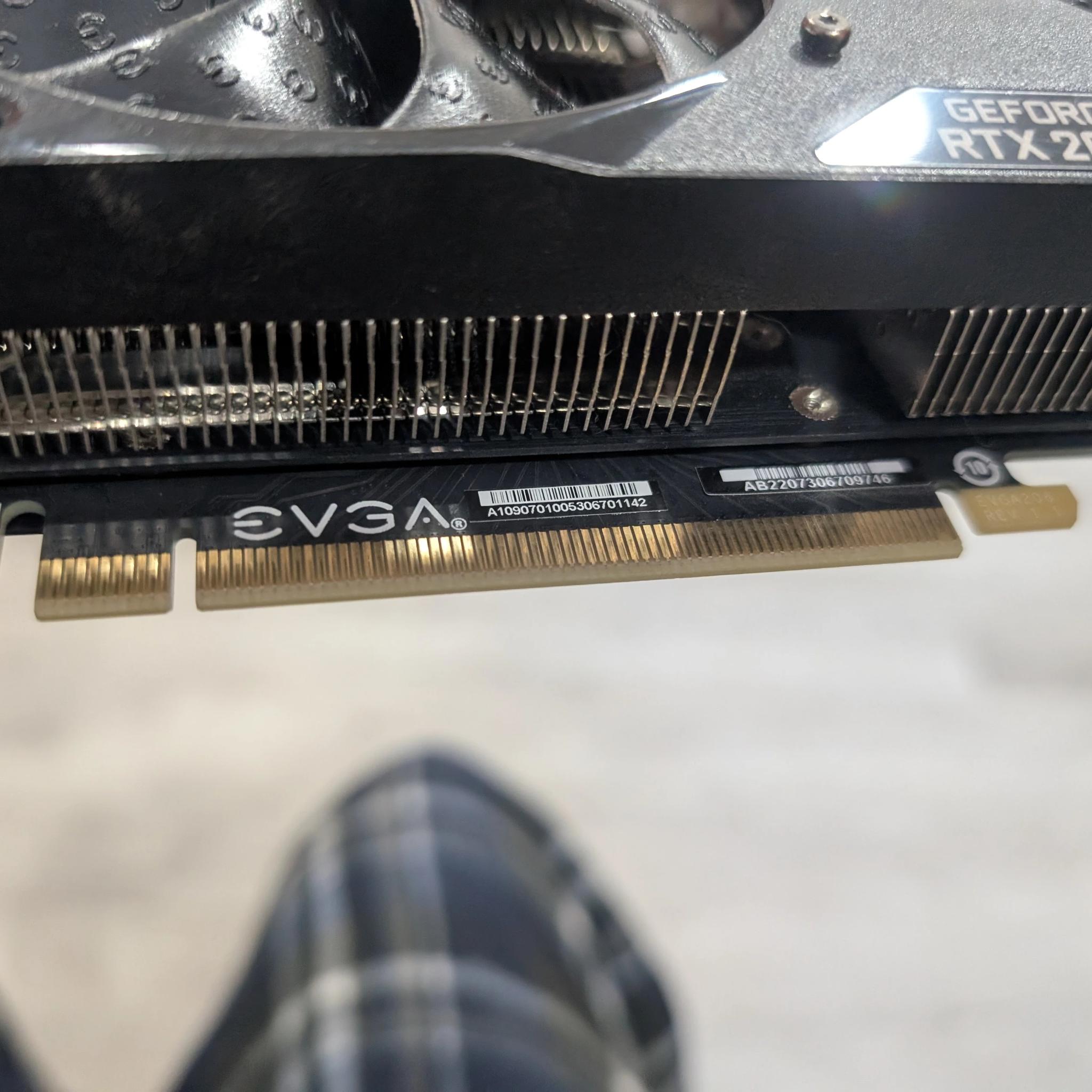 EVGA 2060 Super, 8GB, 256bit bus, 1x8pin connector