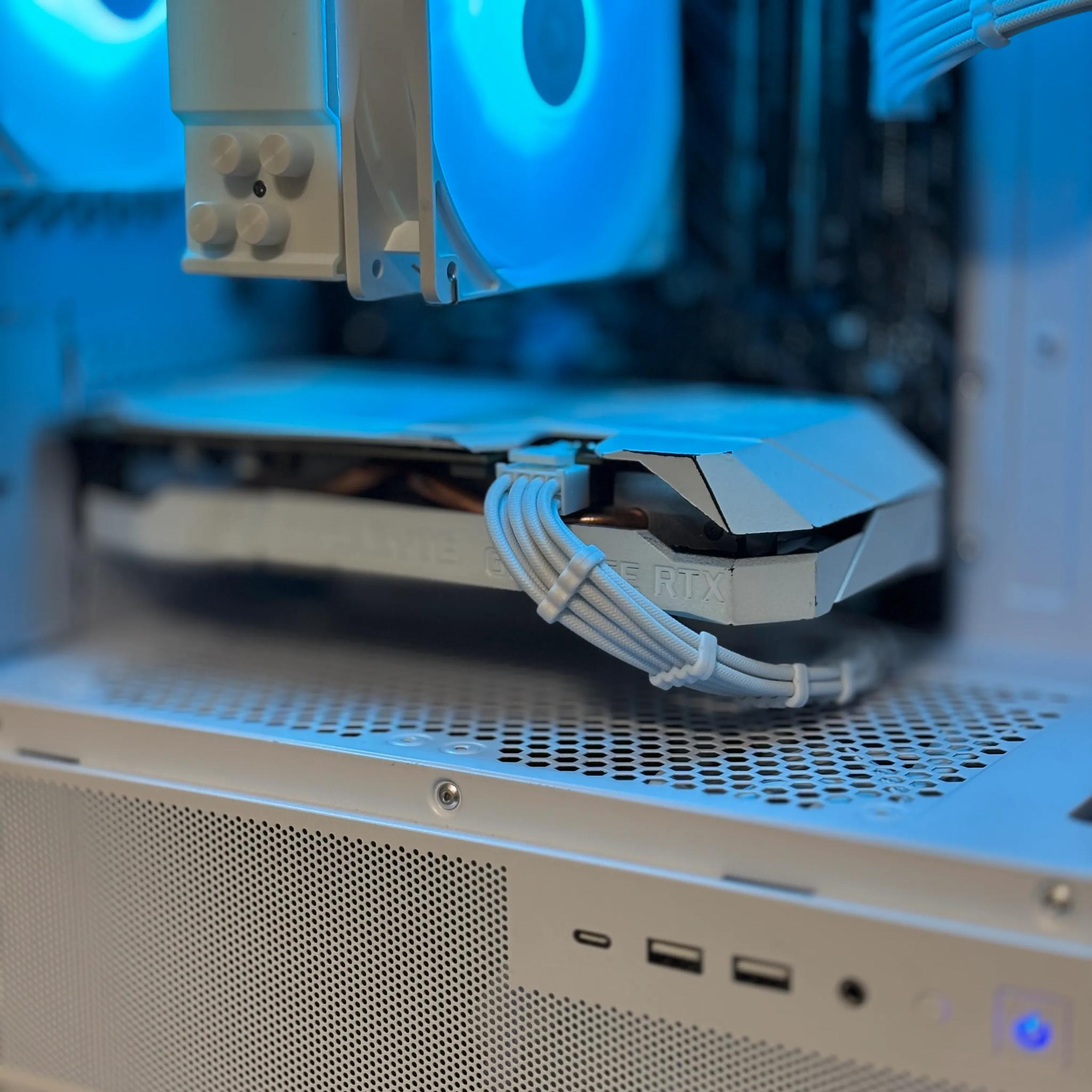 All White RTX Gaming PC