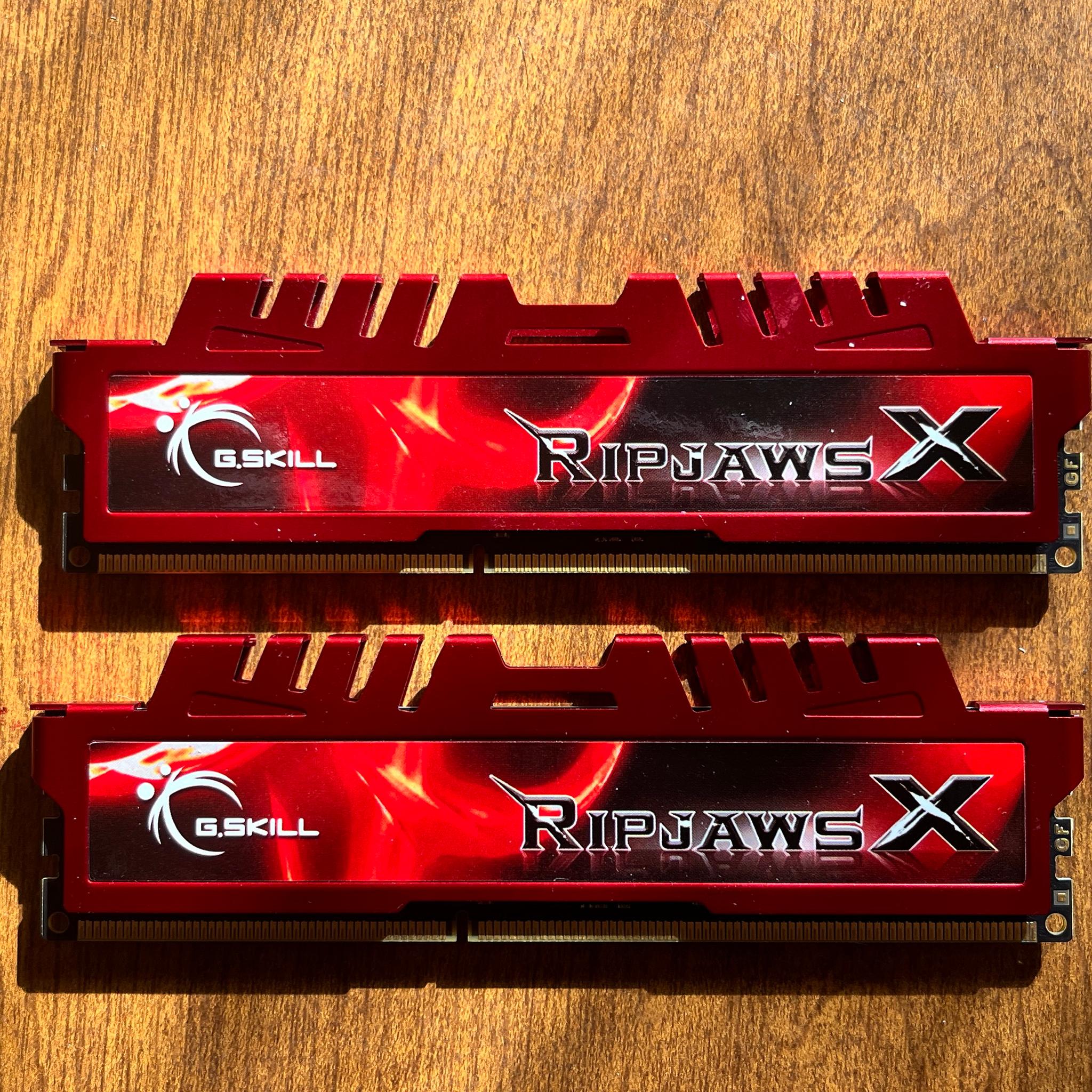 G.Skill RIPJAWS X 8GB (2x 4GB) DDR3 1600Mhz RAM