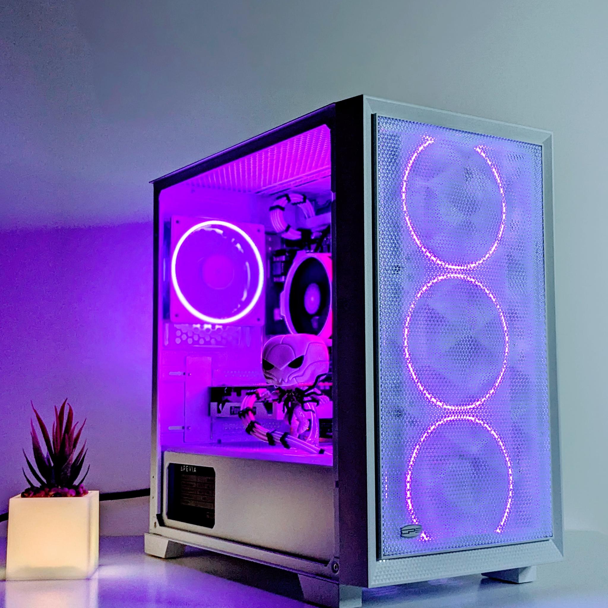 ⚪️⚫️🗯️“P0iSoN” (S:1/E:2)| Ryzen 5@4.3GHz| 6500XT 16GB DDR4(ARGB)| 1TB NVMe PCIE| Windows 11 Pro