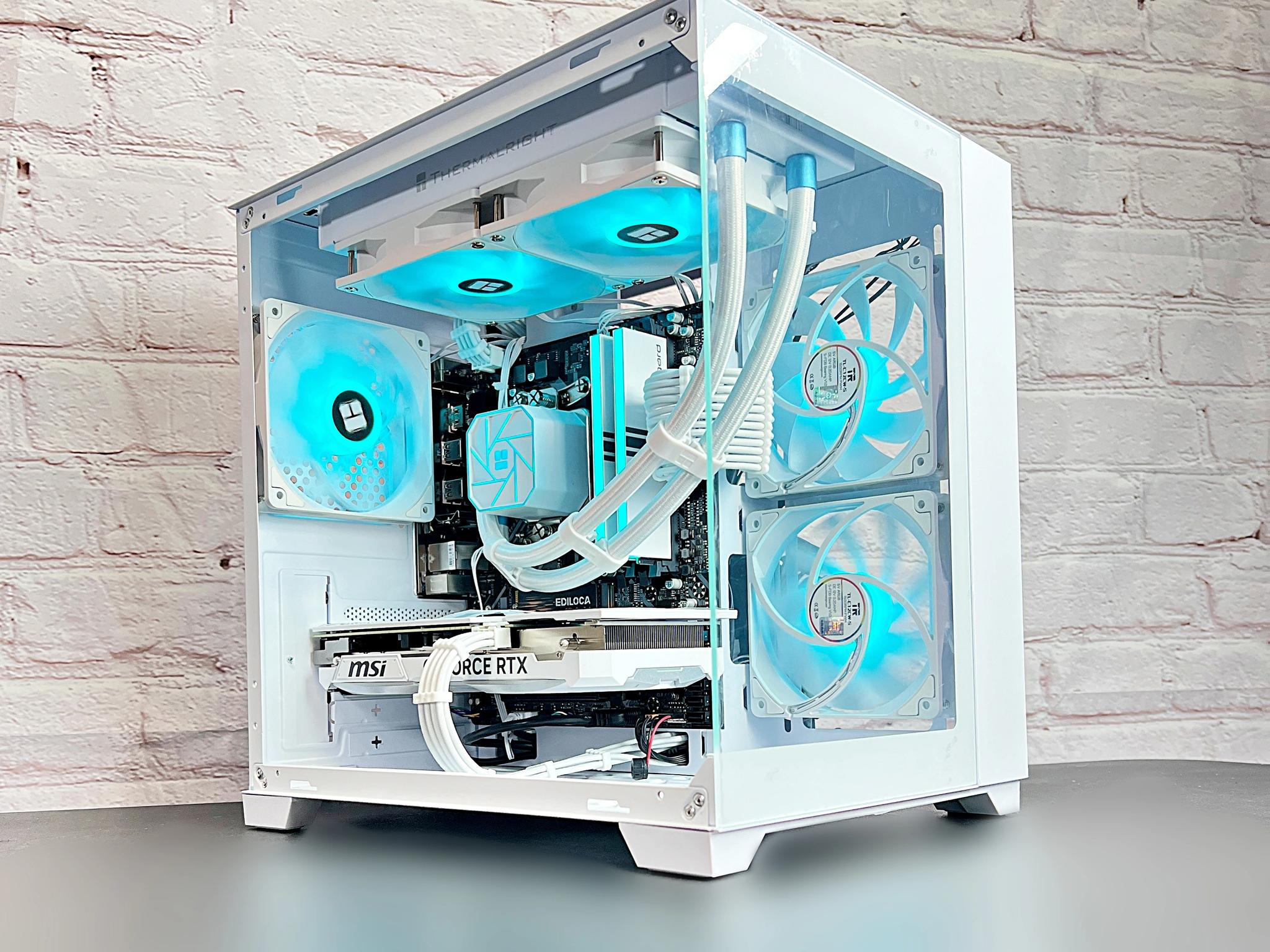 Liquid Cooled RTX 4070 Ryzen 5 5600X 16GB RAM 1TB M.2 Win 11 Gaming PC