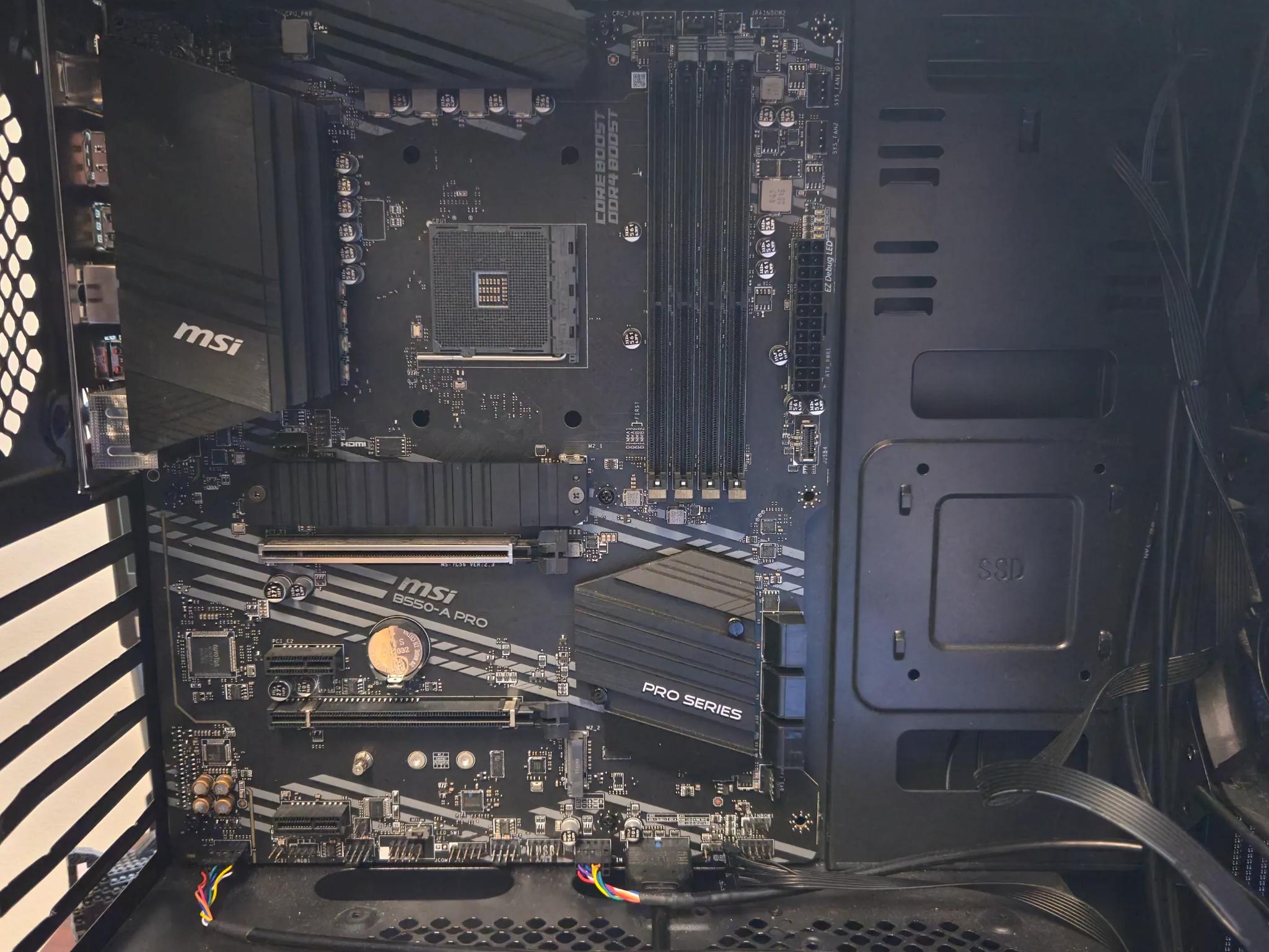 Mostly Functional: MSI B550-A-Pro, Zalman S2