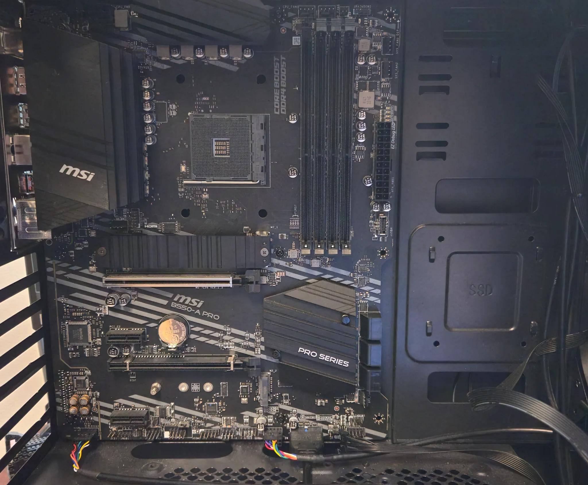 Mostly Functional: MSI B550-A-Pro, Zalman S2