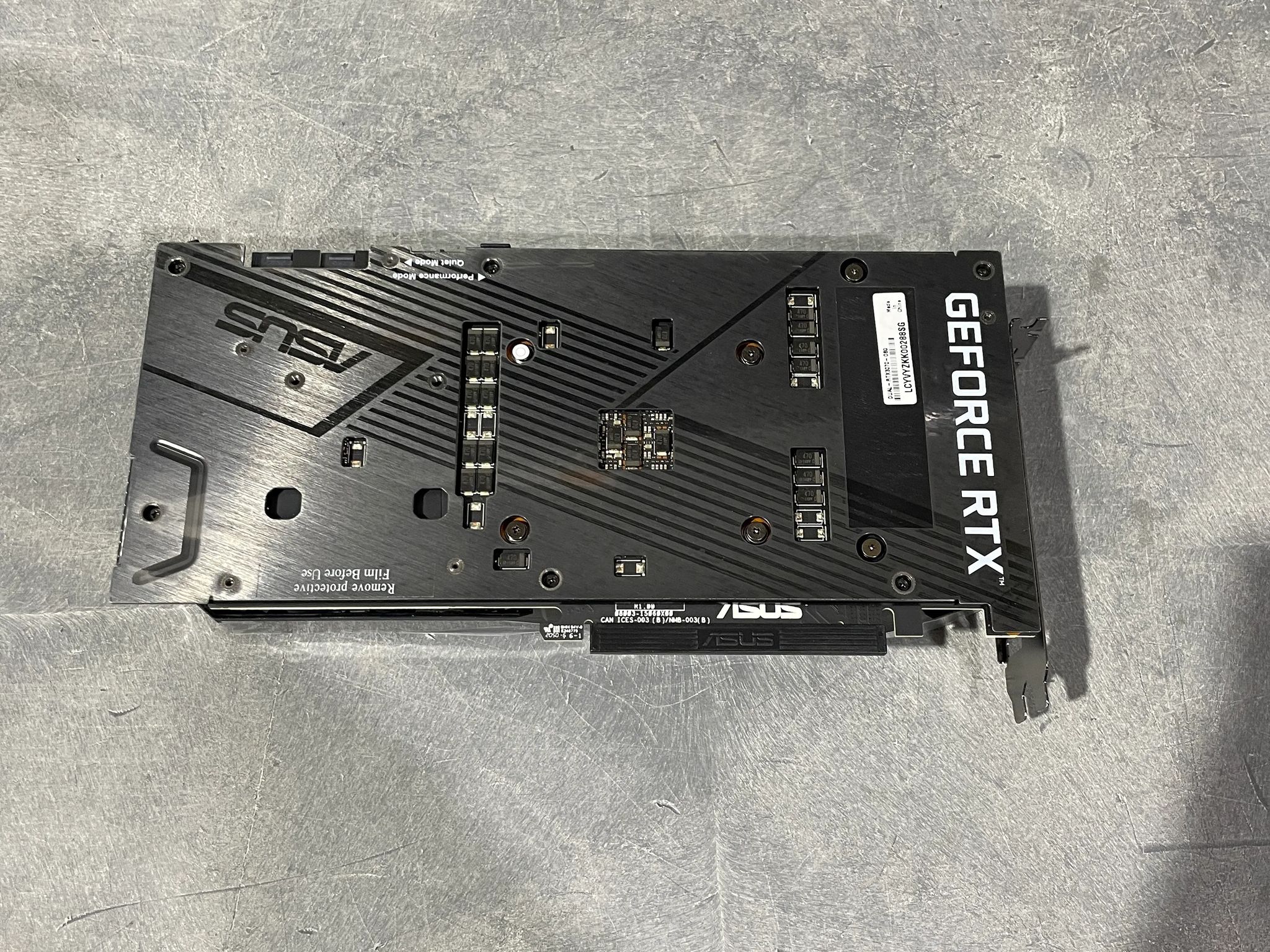 Asus RTX 3070 Dual 08G