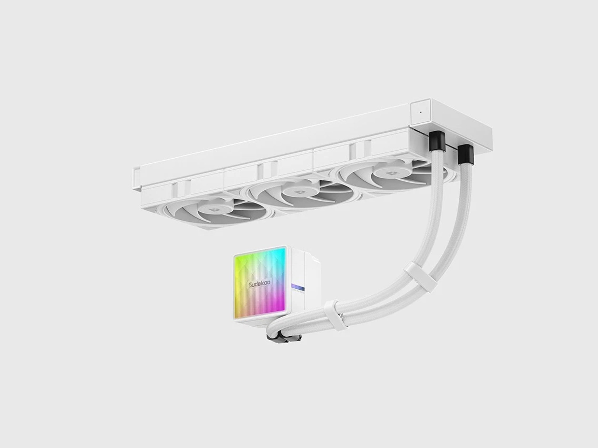 SUDOKOO NEXAURA 360 White Liquid AIO CPU Cooler ARGB diamond glow