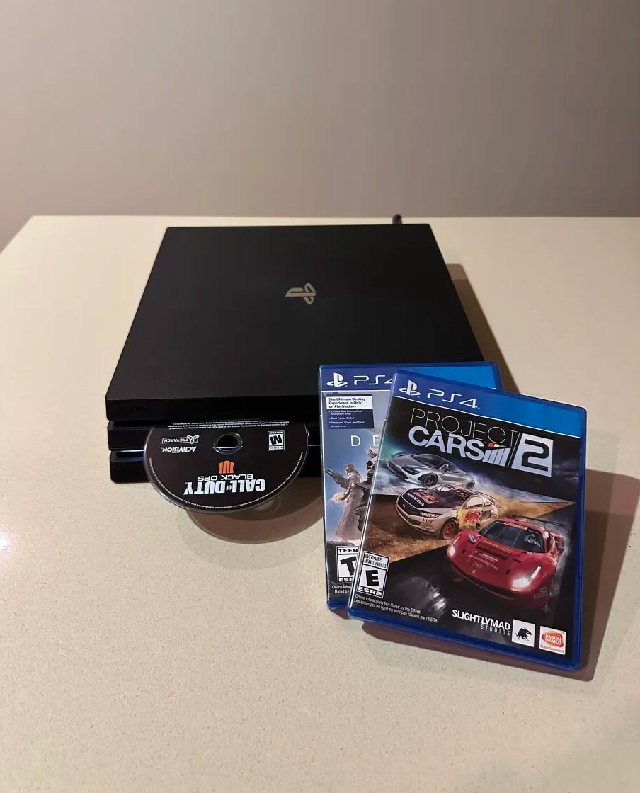 PS4 Pro with 1TB SSD Upgrade & Games Included