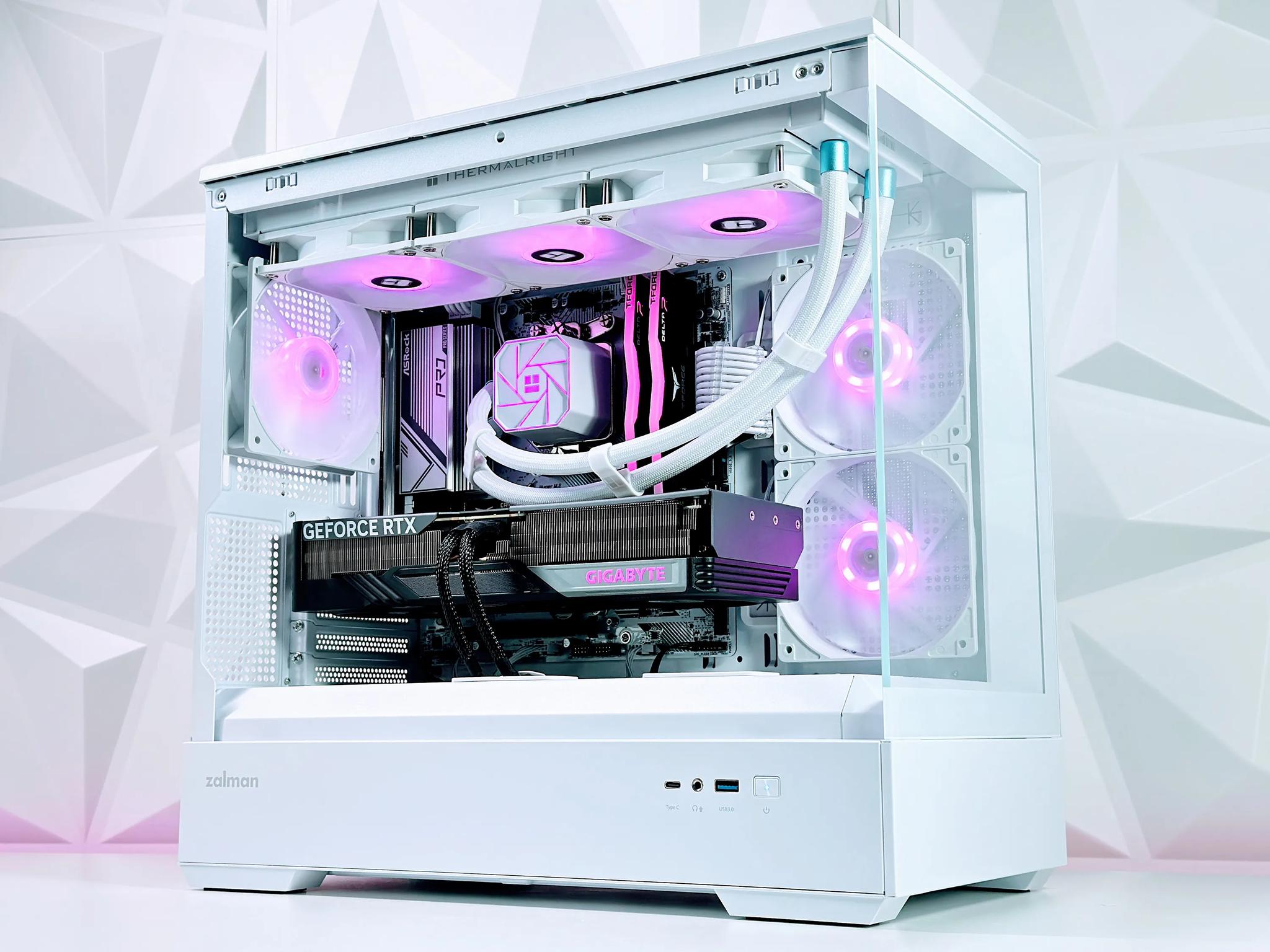 ☃️🌨️Liquid Cooled Gaming PC❄️Nvidia RTX 4070 12GB❄️AMD Ryzen 7 5800X 8 core❄️32GB DDR4❄️1TB NVME