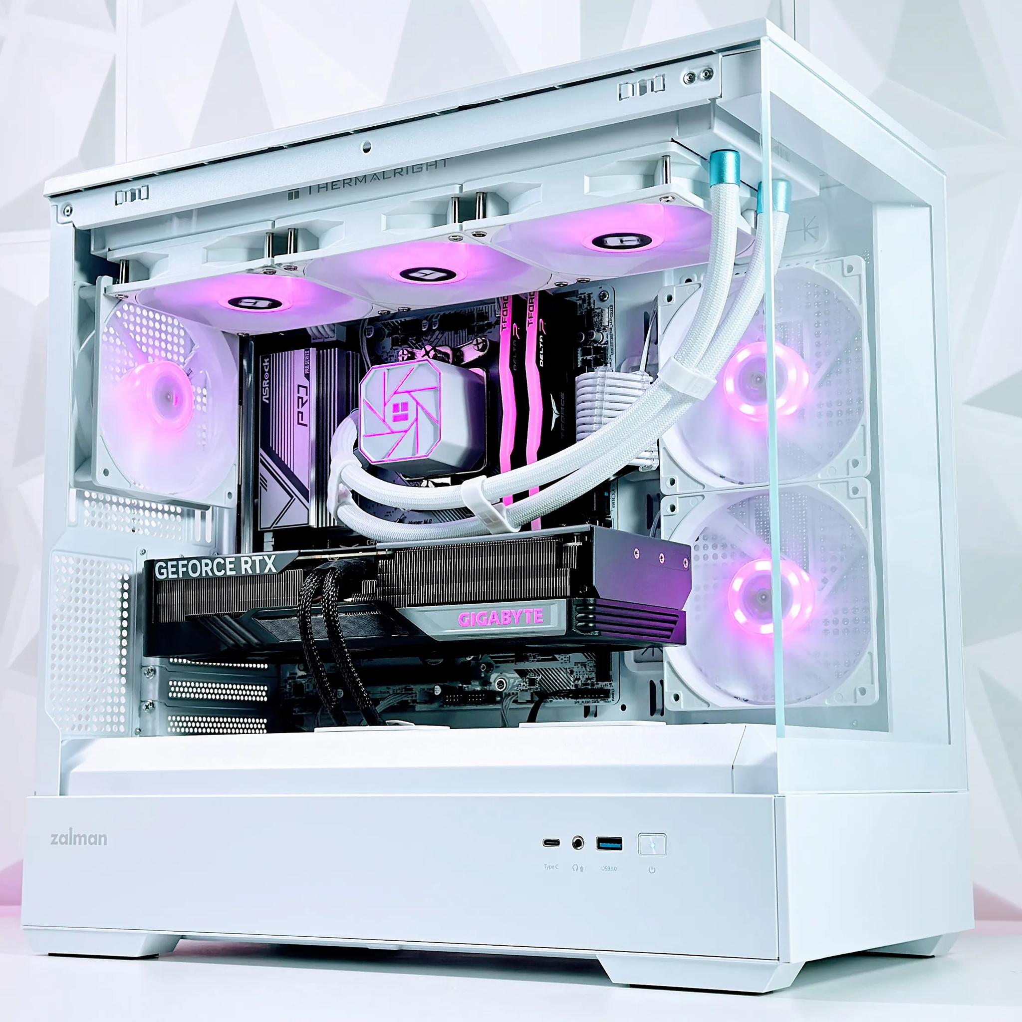 ☃️🌨️Liquid Cooled Gaming PC❄️Nvidia RTX 4070 12GB❄️AMD Ryzen 7 5800X 8 core❄️32GB DDR4❄️1TB NVME