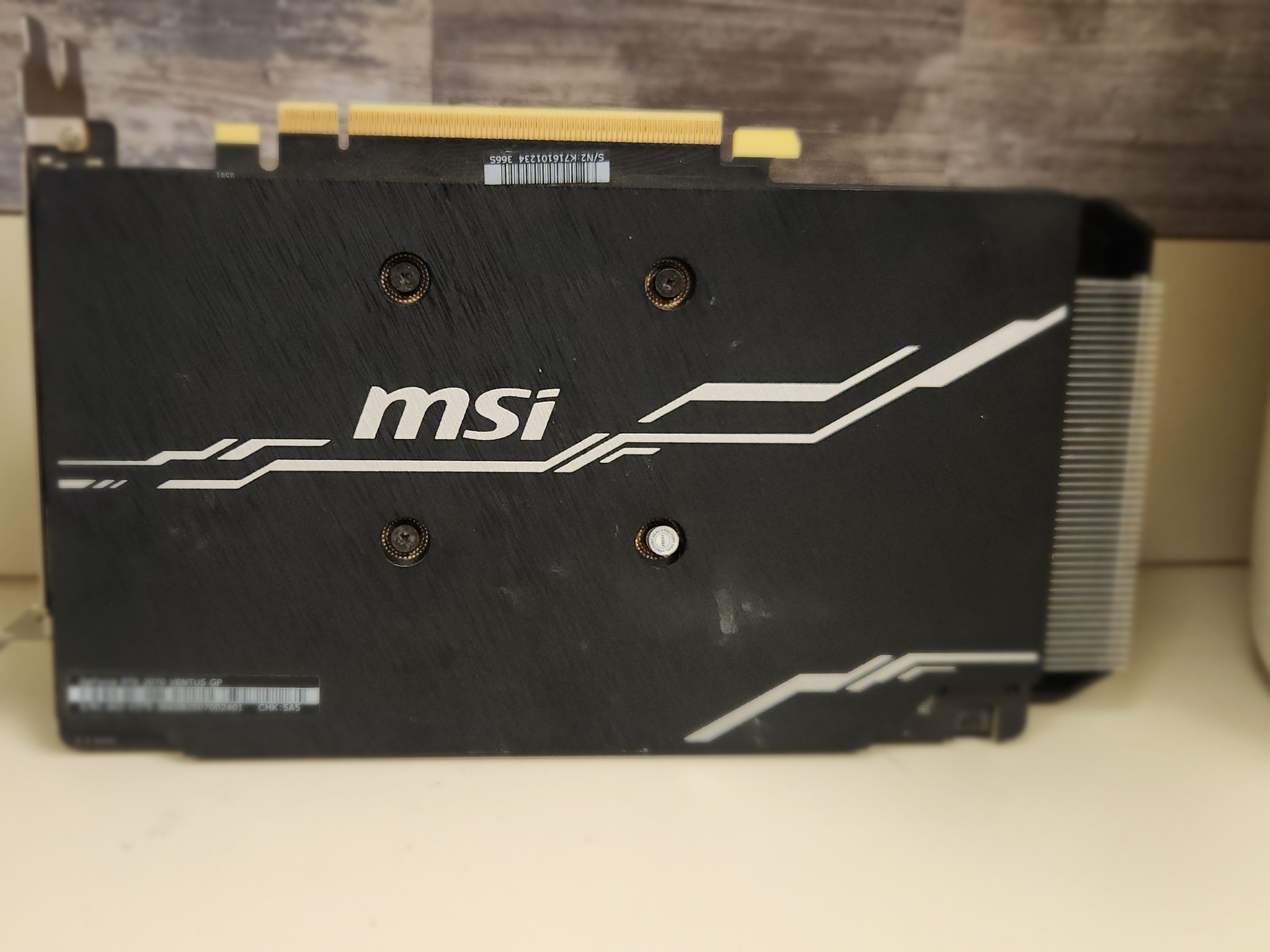 MSI NVIDIA VENTUS GeForce RTX 2070 8GB GDDR6 Graphics Card