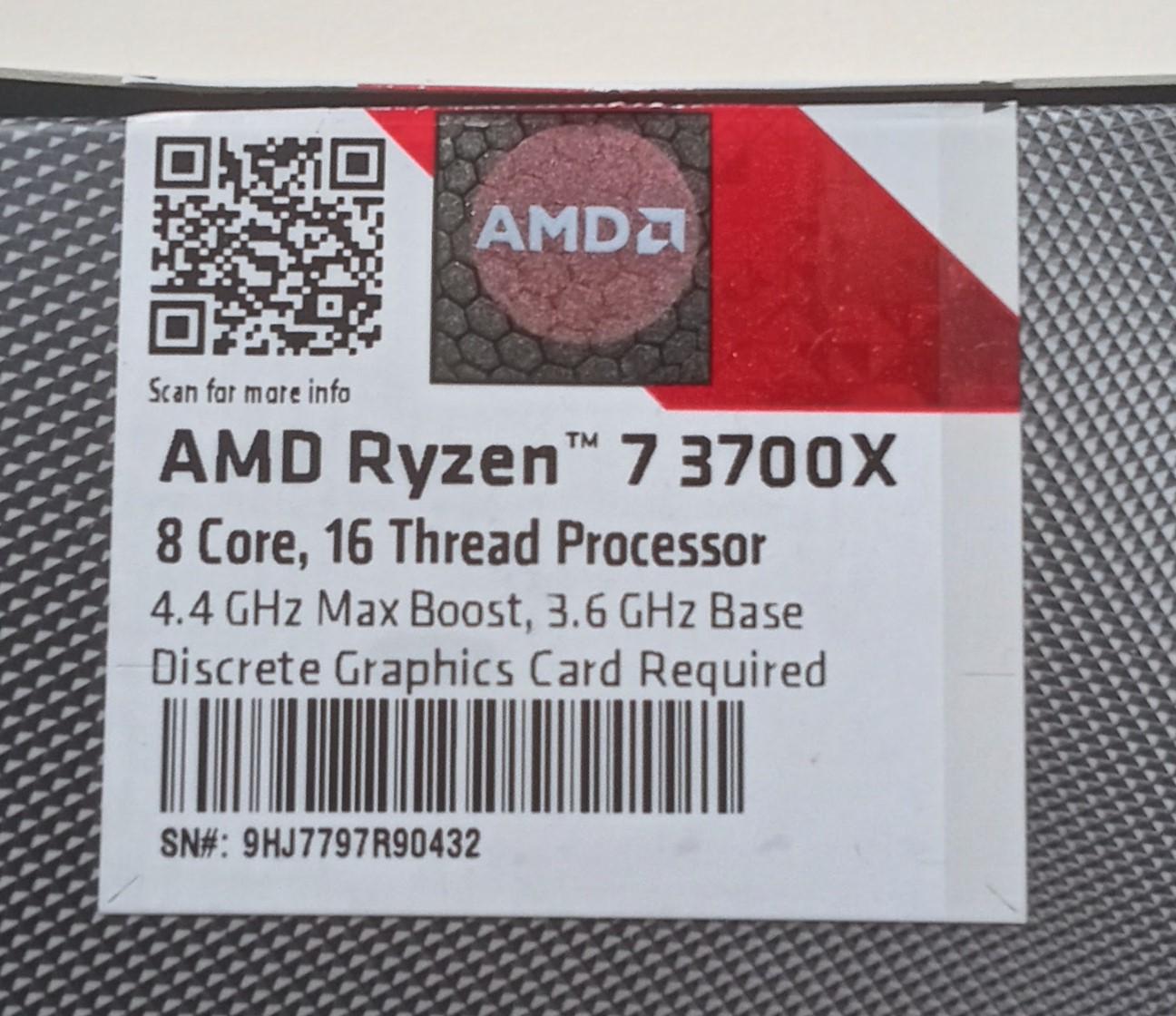 AMD Ryzen 7 3700X