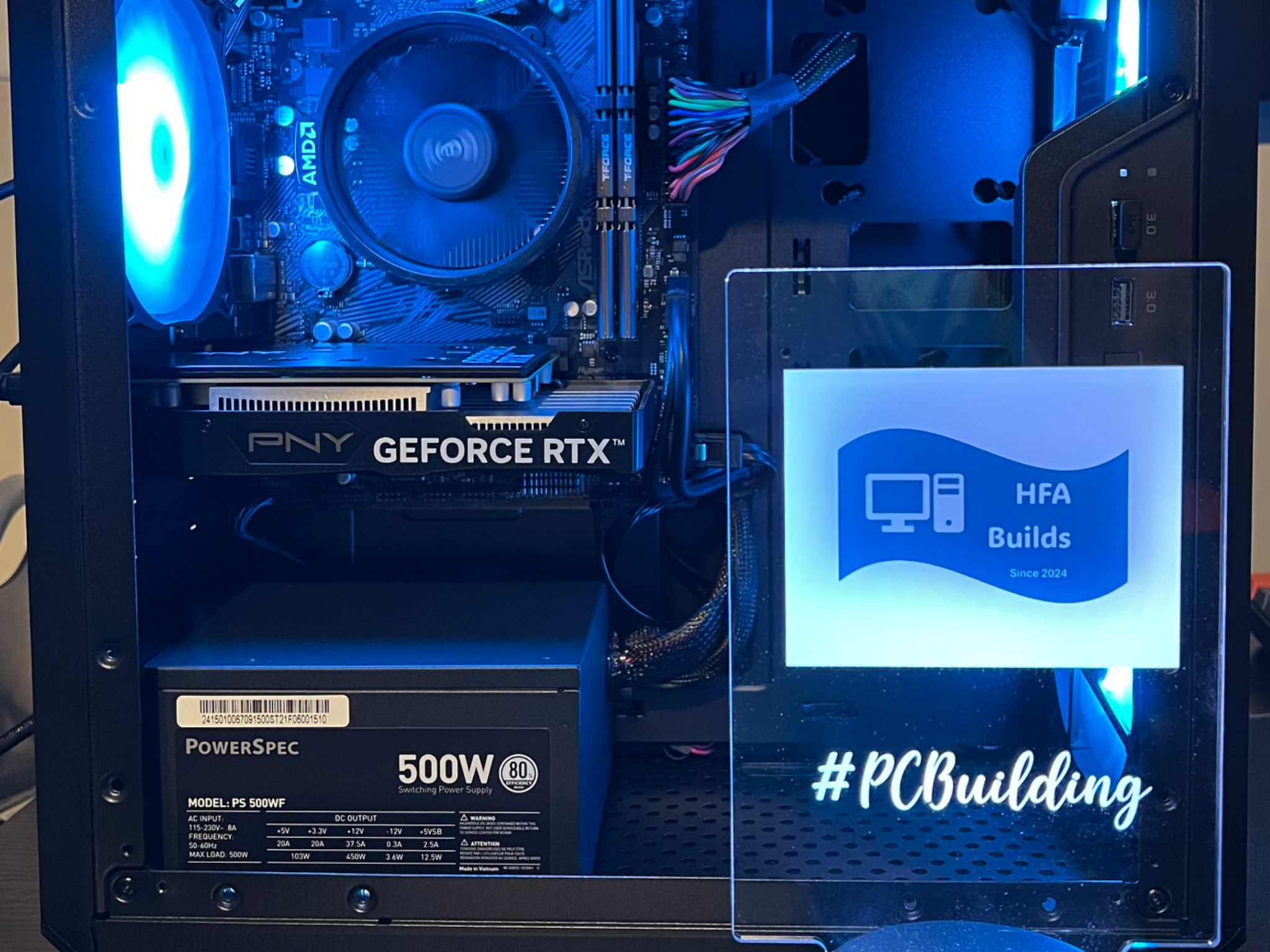 Budget Ryzen 5 4500 0.75 TB  SSD NVME 32 GB DDR4 RTX 3050 6 GB - All new parts!