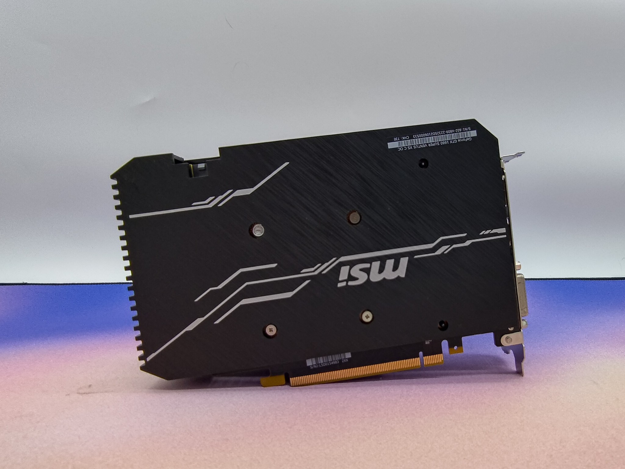 MSI GTX 1660 Super Ventus OC **Minor Damage to Bracket**