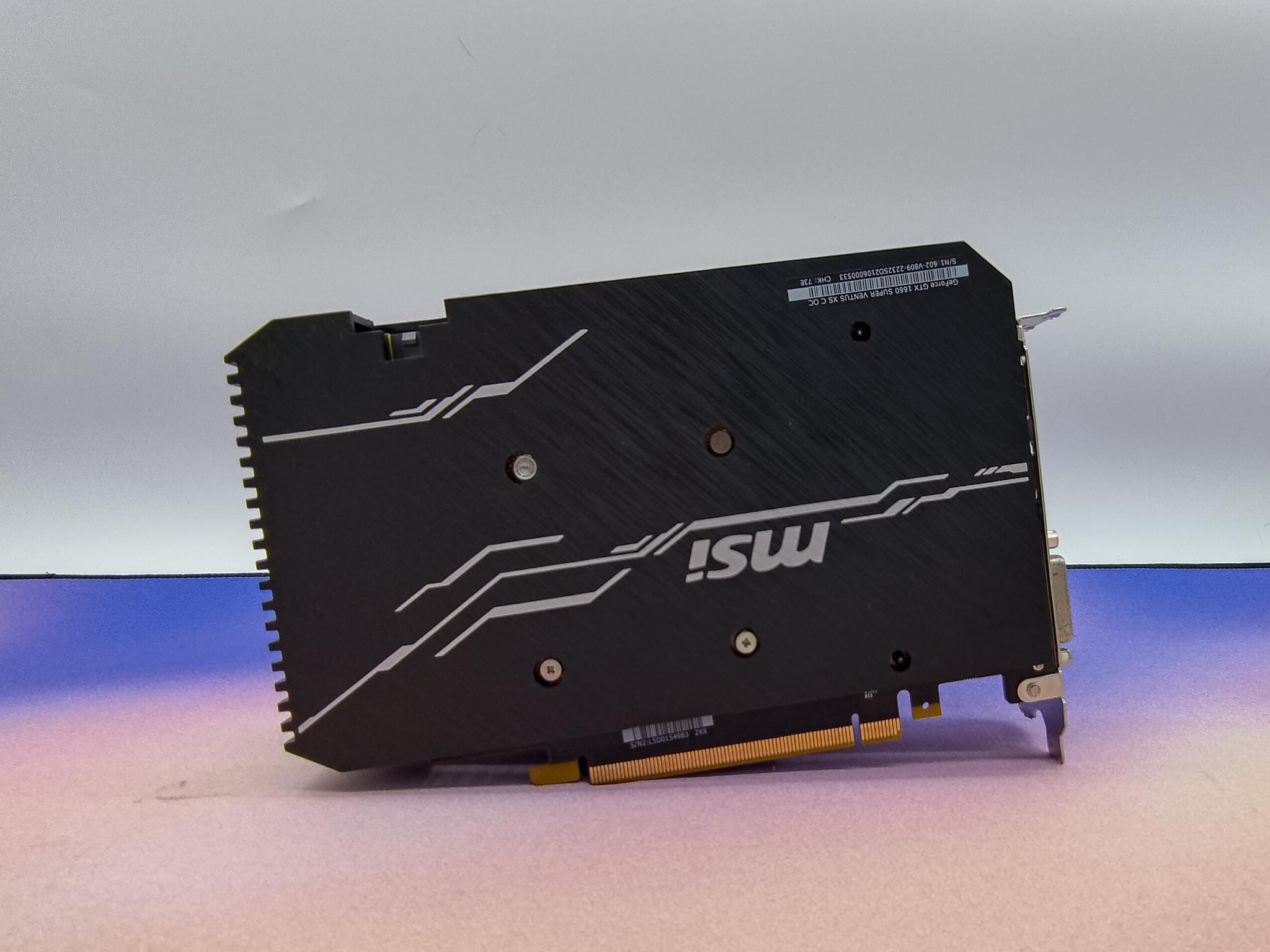 MSI GTX 1660 Super Ventus OC **Minor Damage to Bracket**