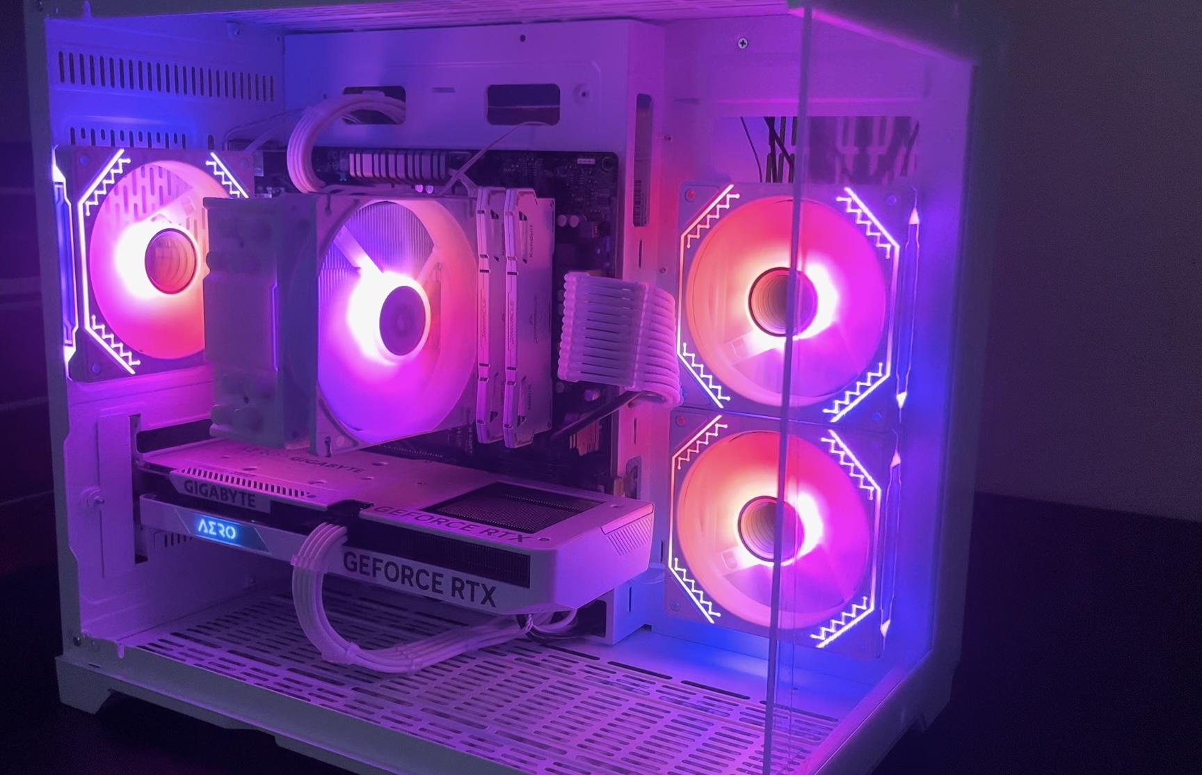 | RTX 4060 | Ryzen 5 5600 X | 16 GB 3200 Mhz | 500 GB Storage | Beautiful ARGB Supercomputer |
