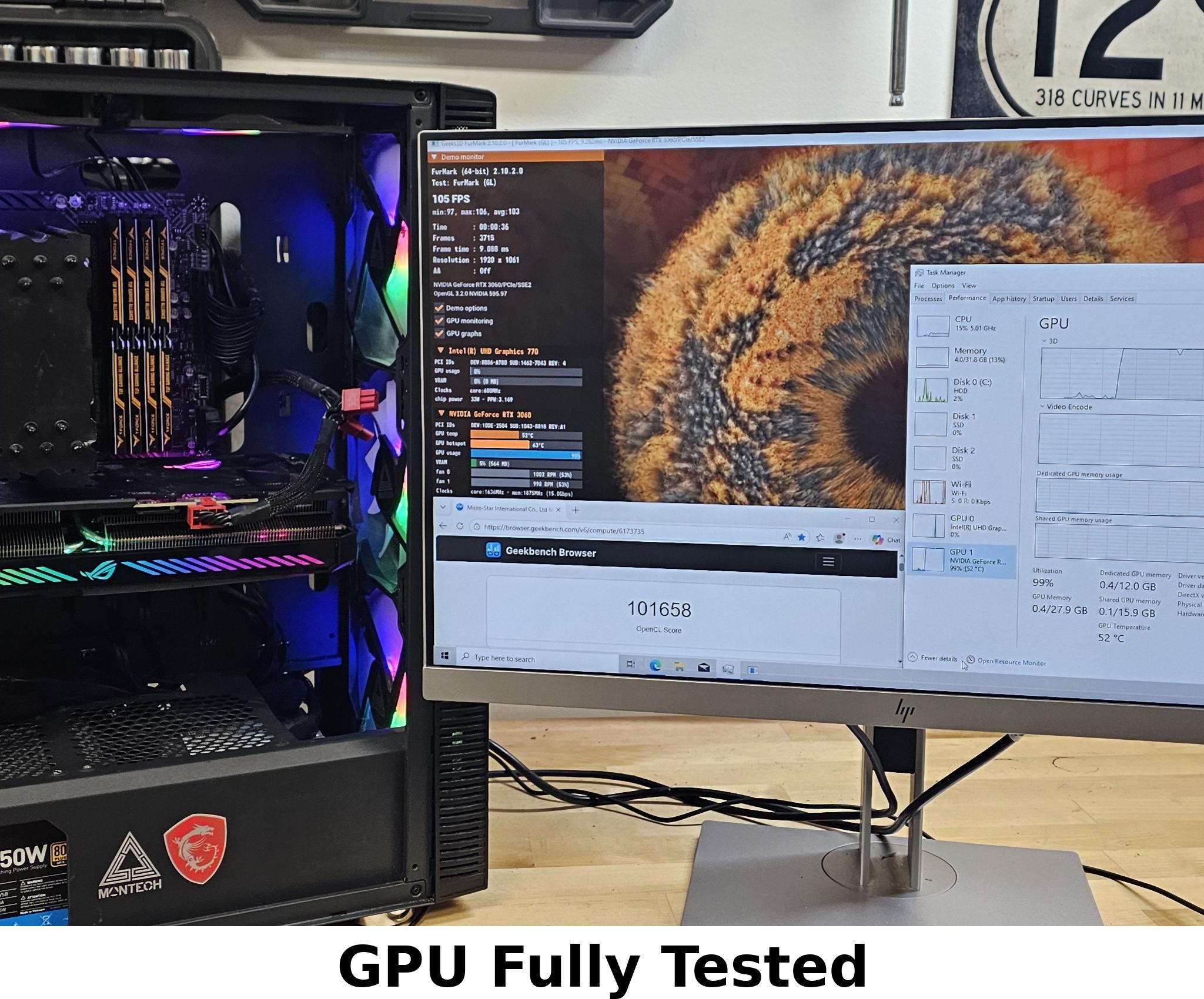 RTX 3060 ASUS ROG STRIX OC 12GB