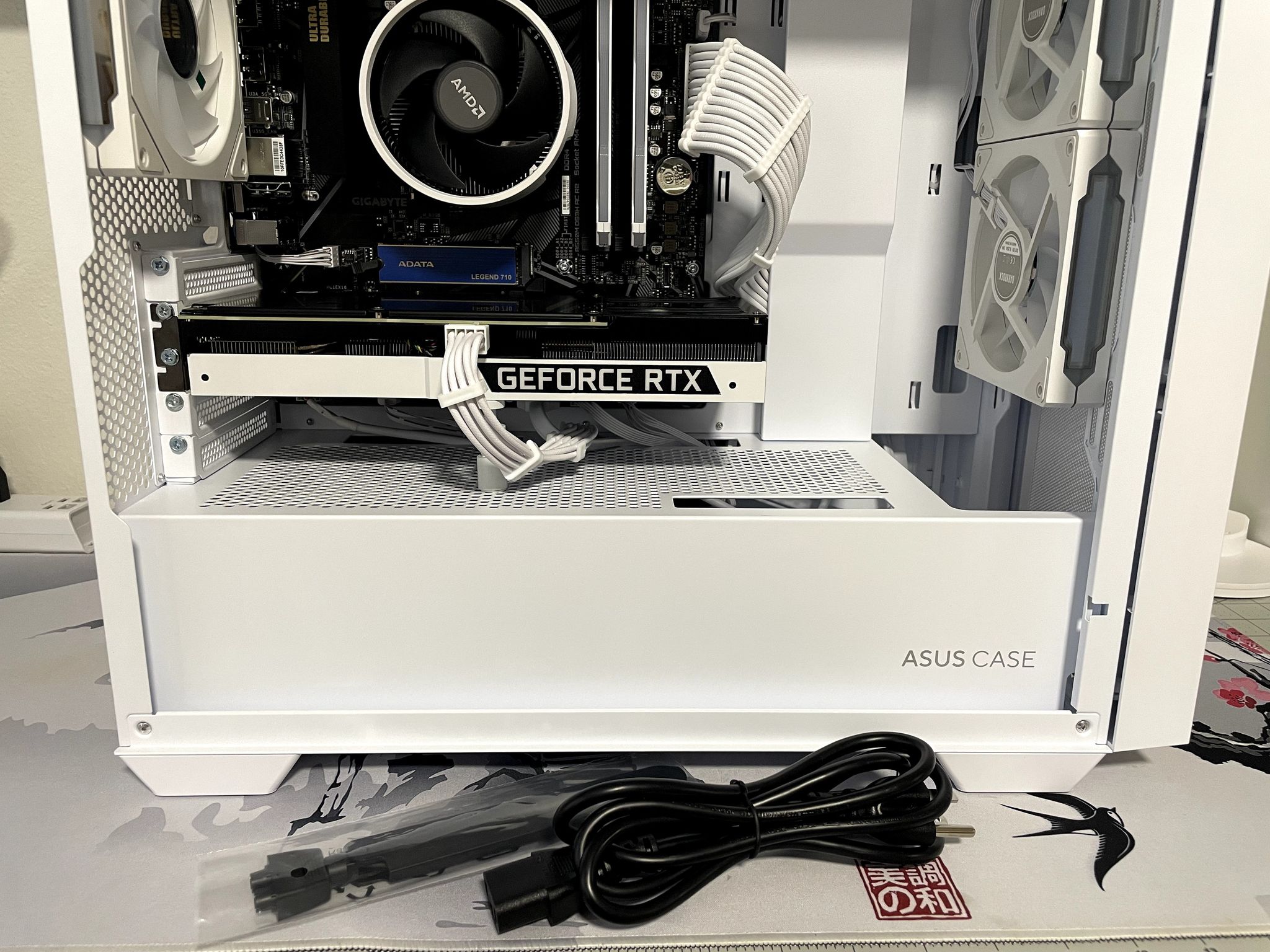 White RTX 3070 Gaming PC (Ryzen 5 5600X | 16GB RAM | 512GB RAM | WiFi + BT)