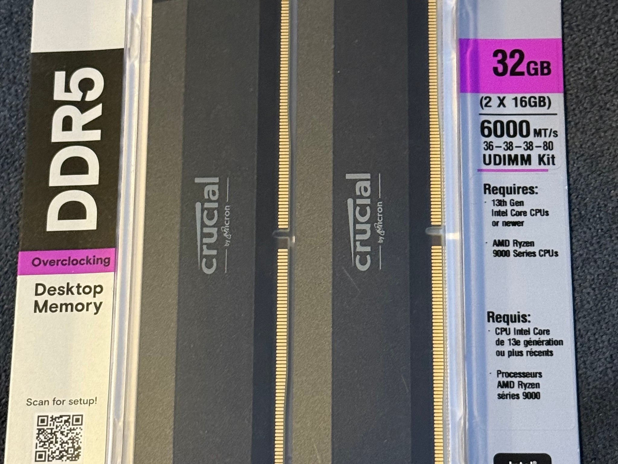 ASUS PRIME X870-P WIFI + Crucial Pro Overclocking 32GB (2x16GB) DDR5-6000 CL36
