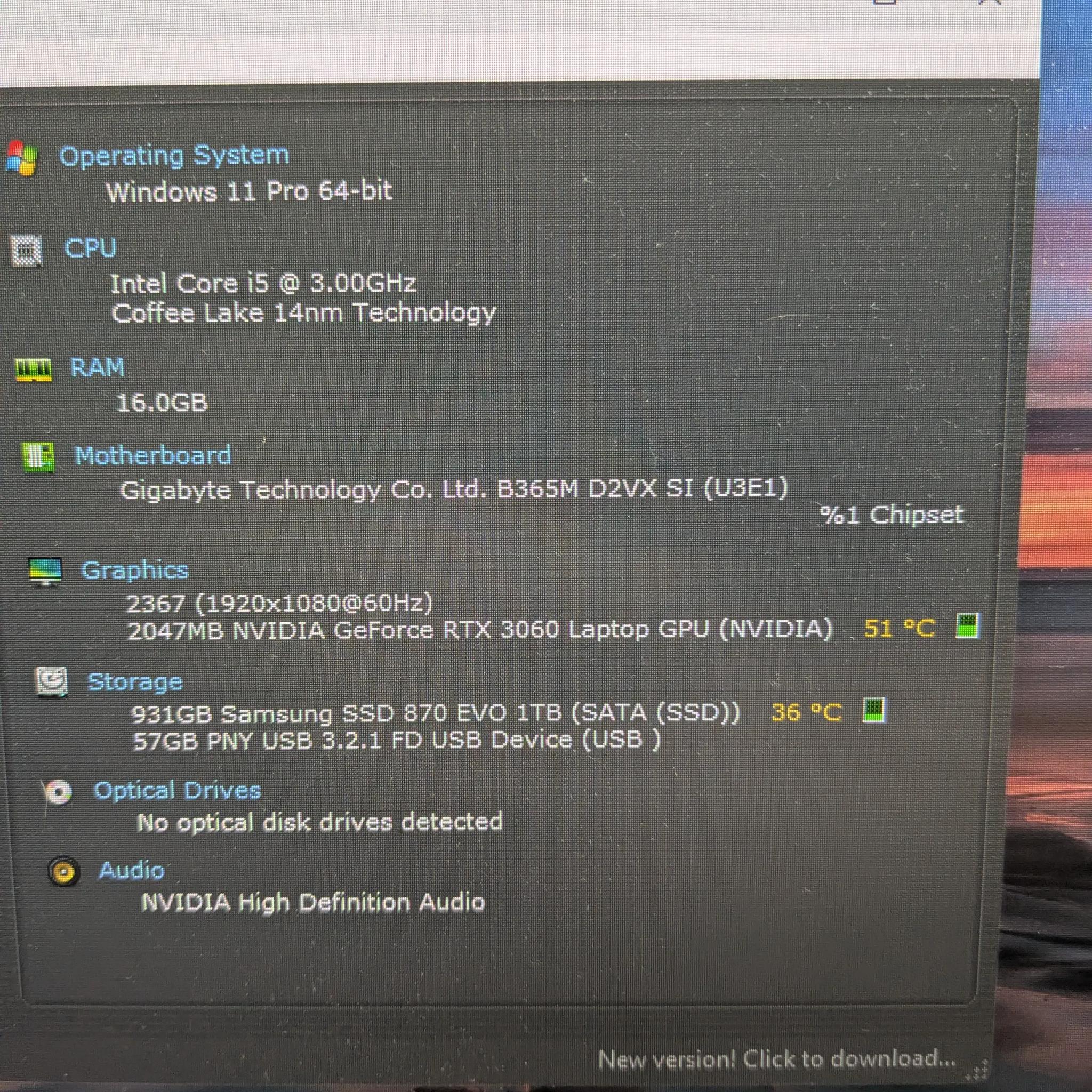 160+ FPS Fortnite | 180 Day Warranty | i5-8400, RTX 3060M, 16GB RAM, 1TB SSD, Win11