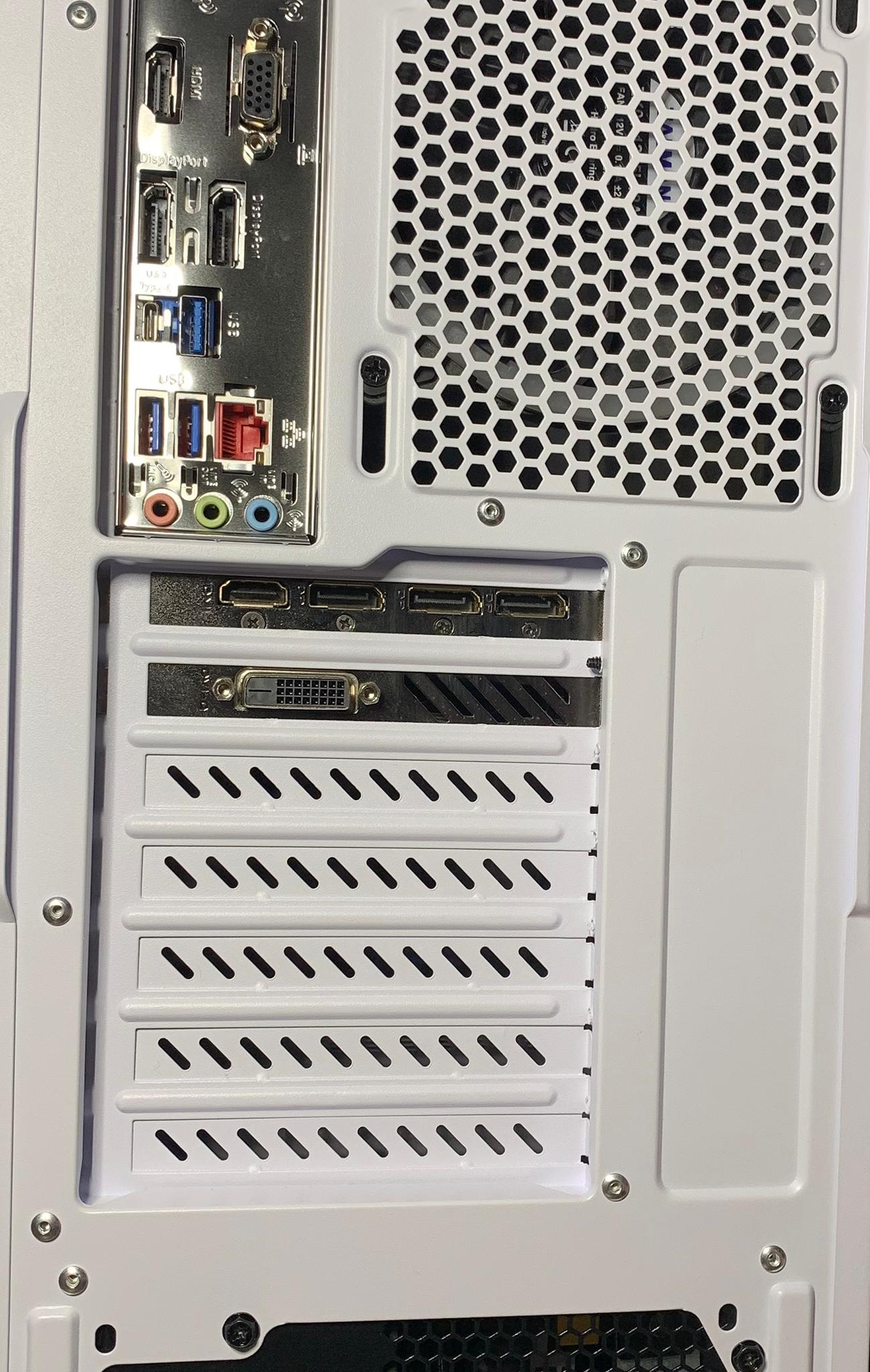Mid Range White/Blue/Black Gaming PC (Intel 12100f + GTX 1070)