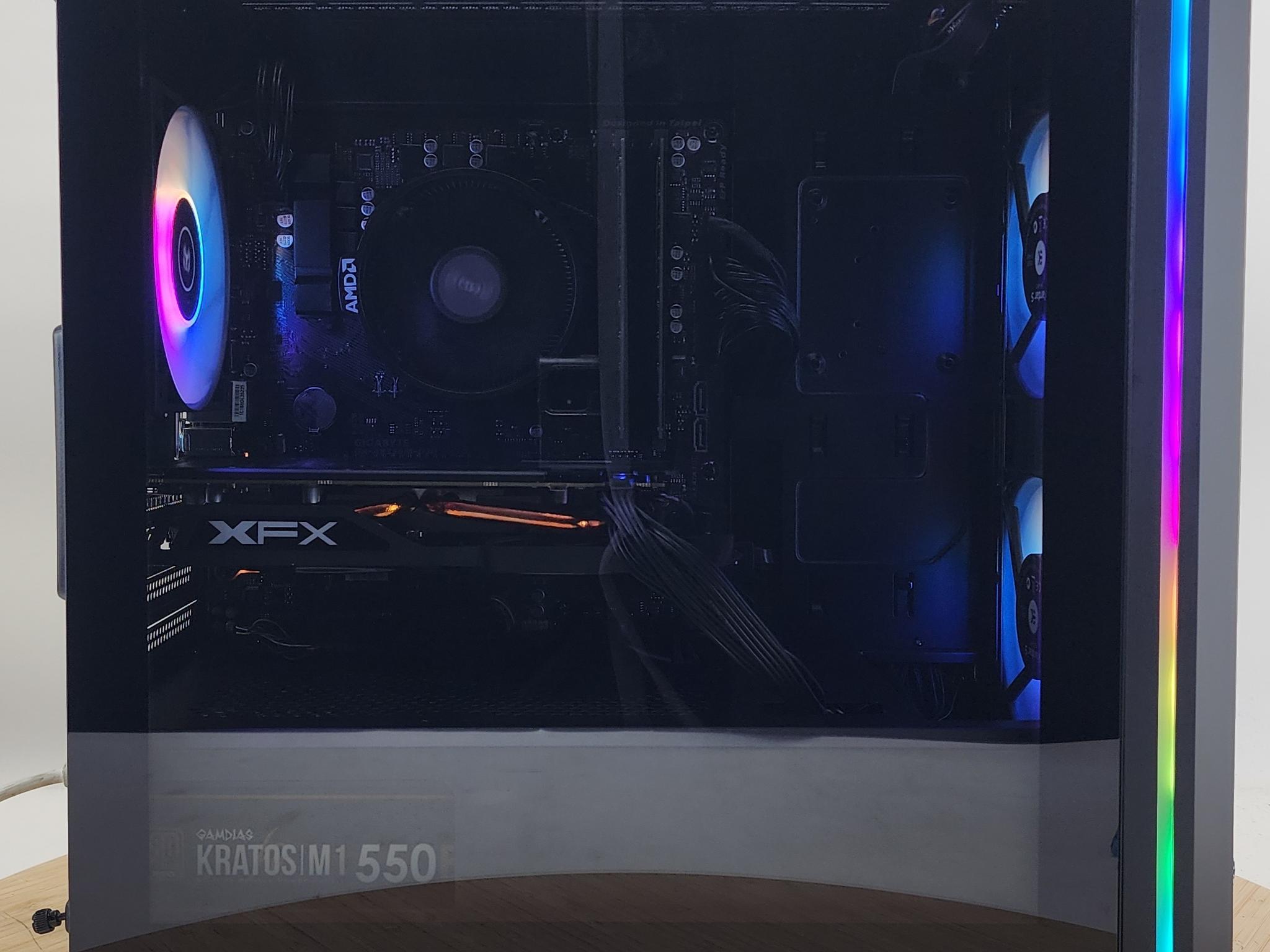 Gaming PC RYZEN 3 1200 16GB RAM 256GB SSD + 1TB HDD RX 570 8GB Win11 Computer