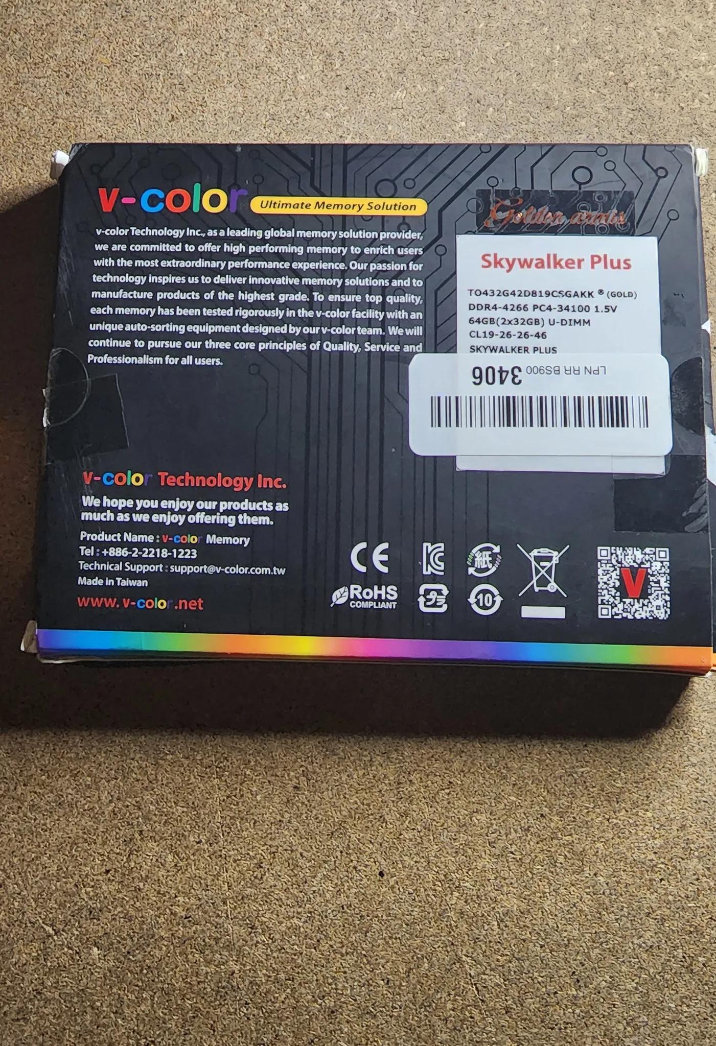 64GB DDR4 4266mhz Copper Ram set 