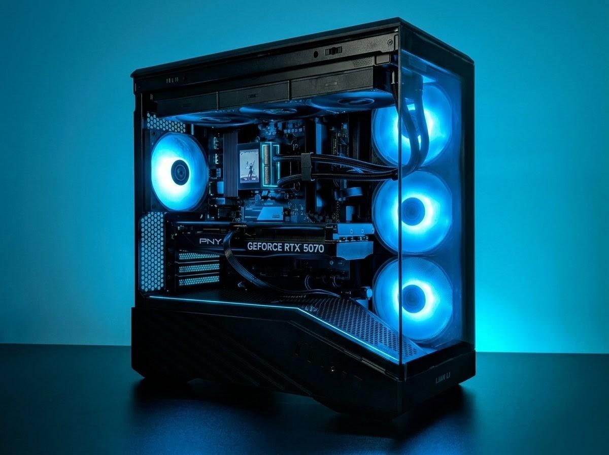 🔥 RTX 5070 GAMING PC | RYZEN 5 7500X3D | 32GB DDR5 | 2TB NVME | WIFI&BT | WINDOWS 11 HOME