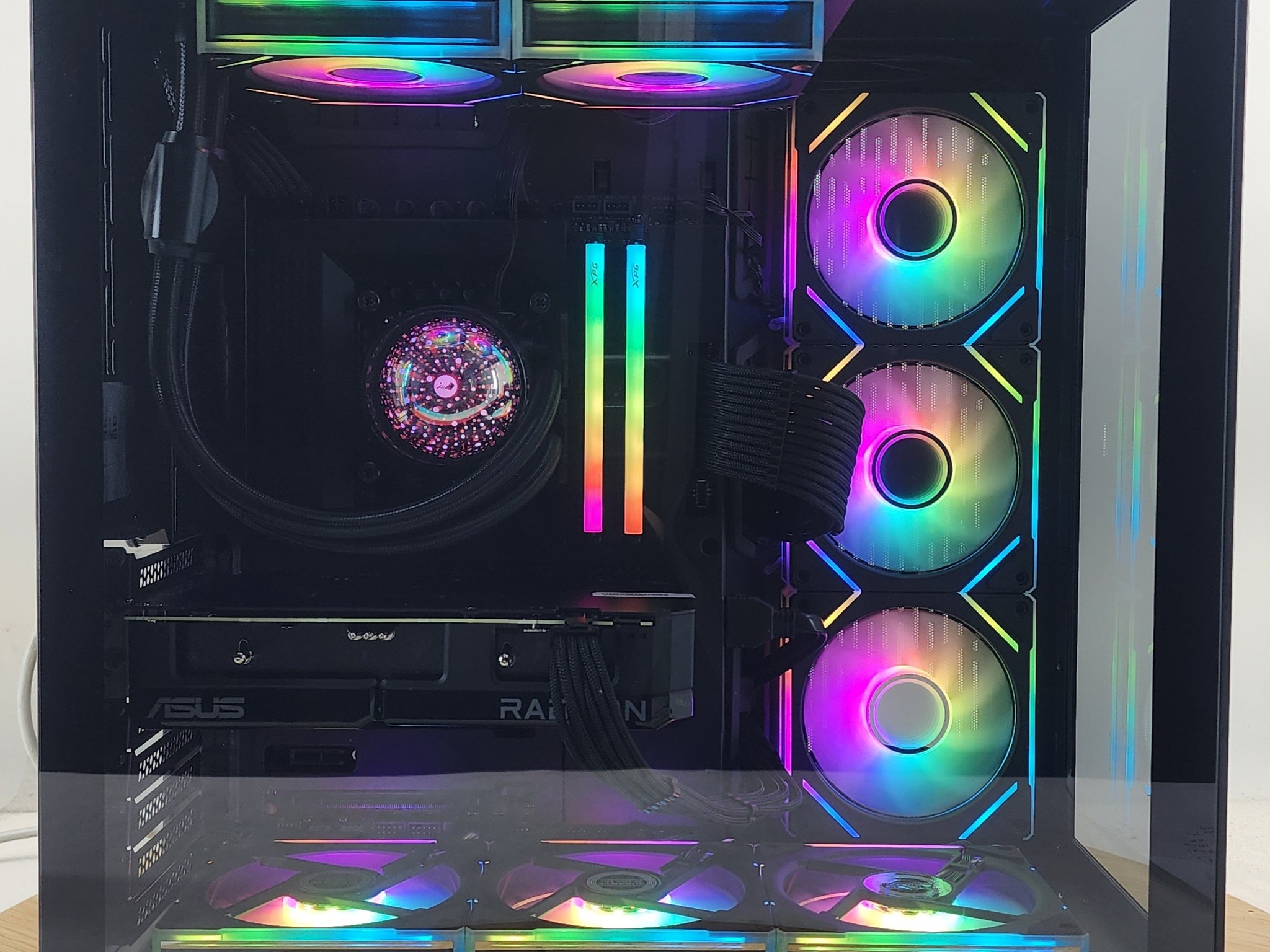 Gaming PC i7-12700KF 32GB RAM 1TB SSD RX 7600 XT 16GB Windows 11 Computer