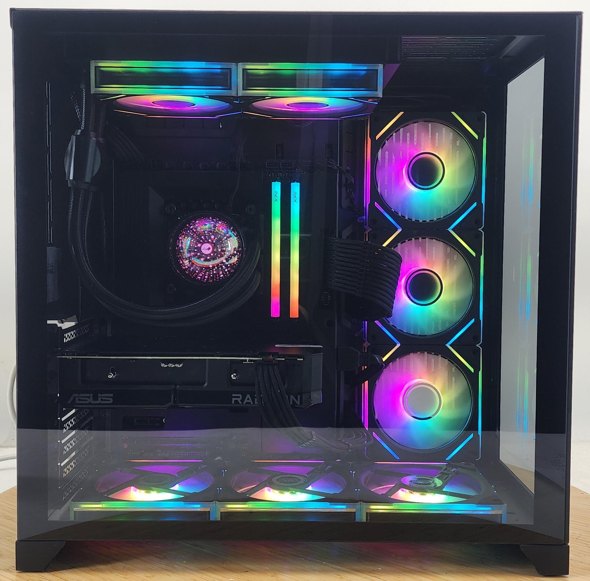 Gaming PC i7-12700KF 32GB RAM 1TB SSD RX 7600 XT 16GB Windows 11 Computer