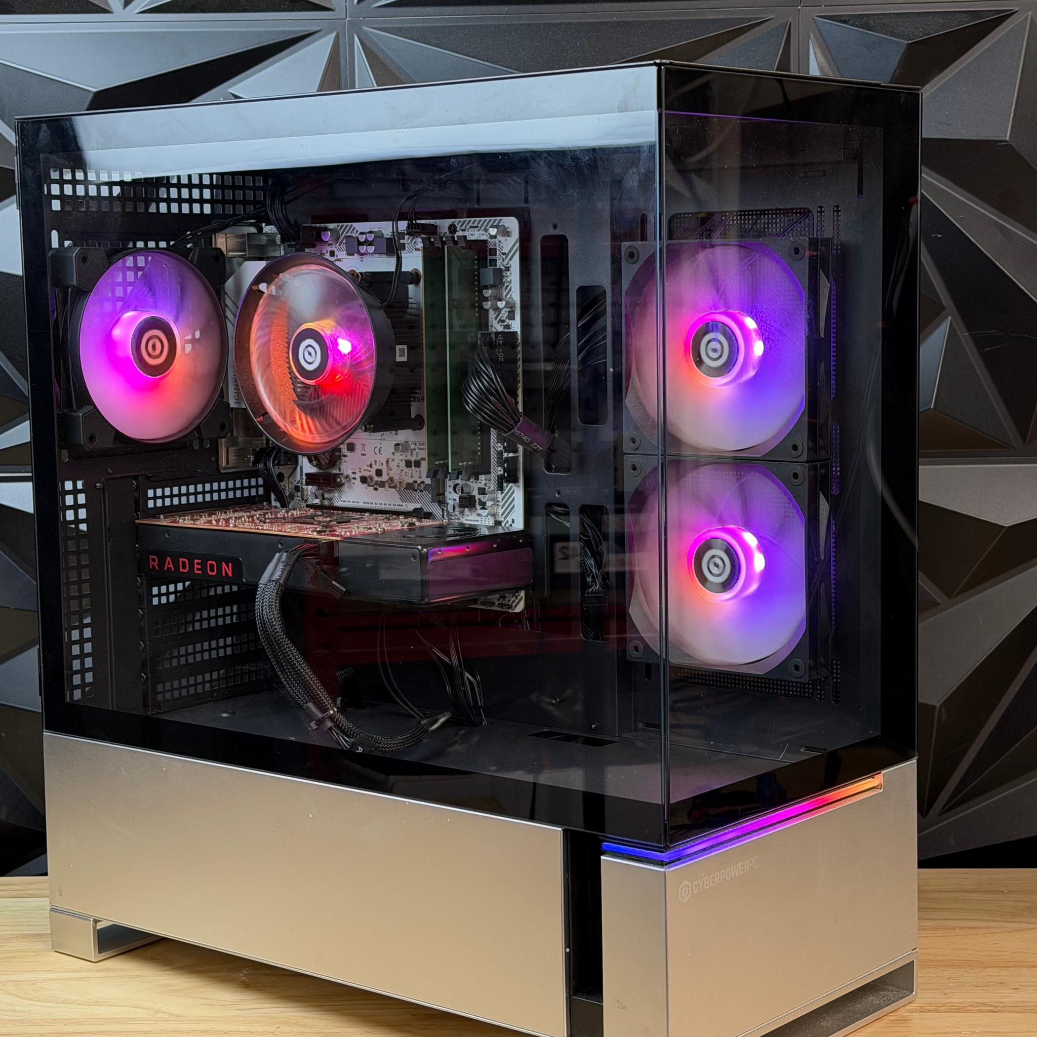 Ryzen 5 3600 | Radeon RX 580 8GB | 16GB RAM |500GB SSD| Wi-Fi/BT | Win 11 Custom ARGB...