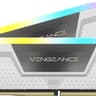 WHITE RGB CORSAIR VENGEANCE DDR5 RAM 32GB (2x16GB) 6000MHz XMP