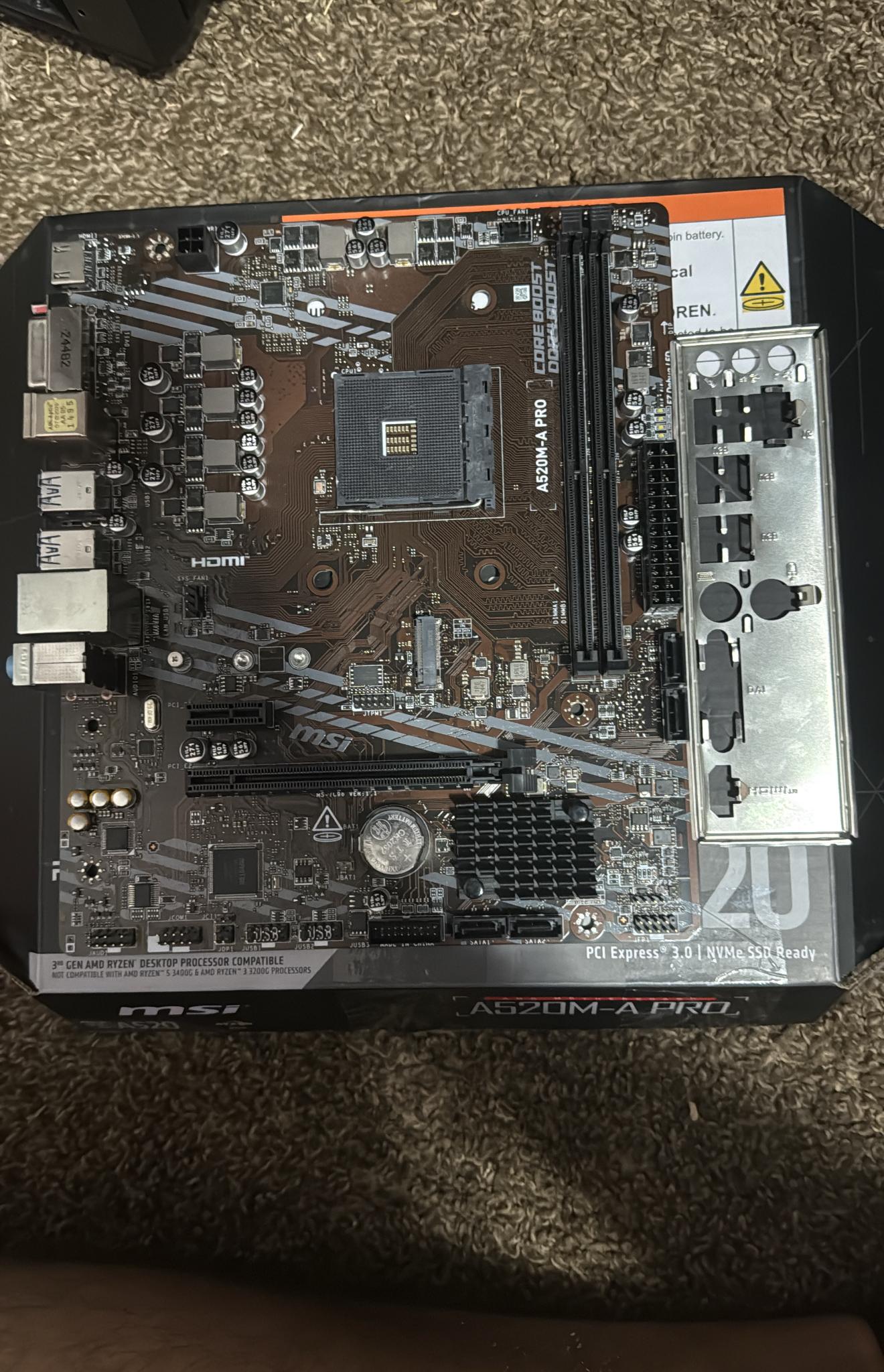 MSI A520M PRO